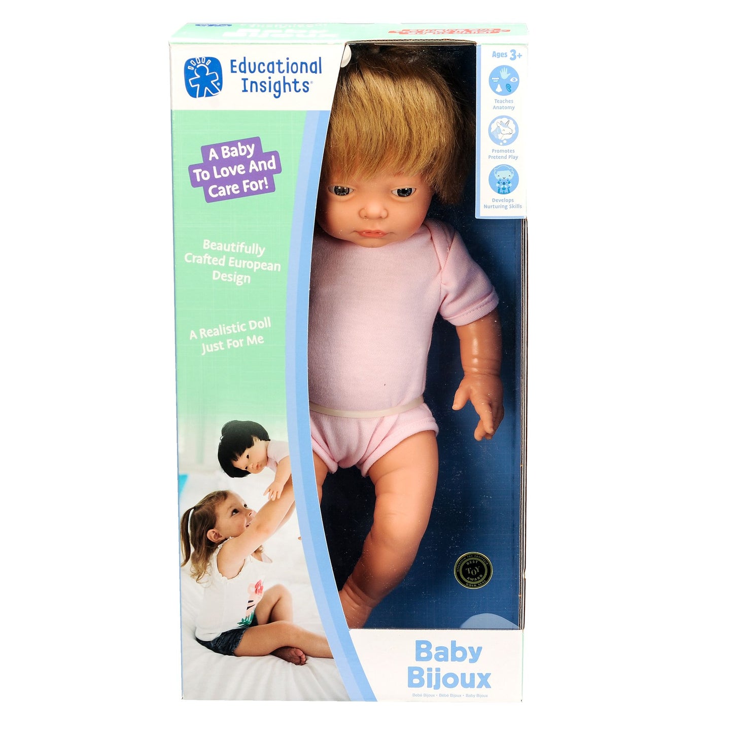Educational Insights Baby Bijoux Causasian Girl Doll