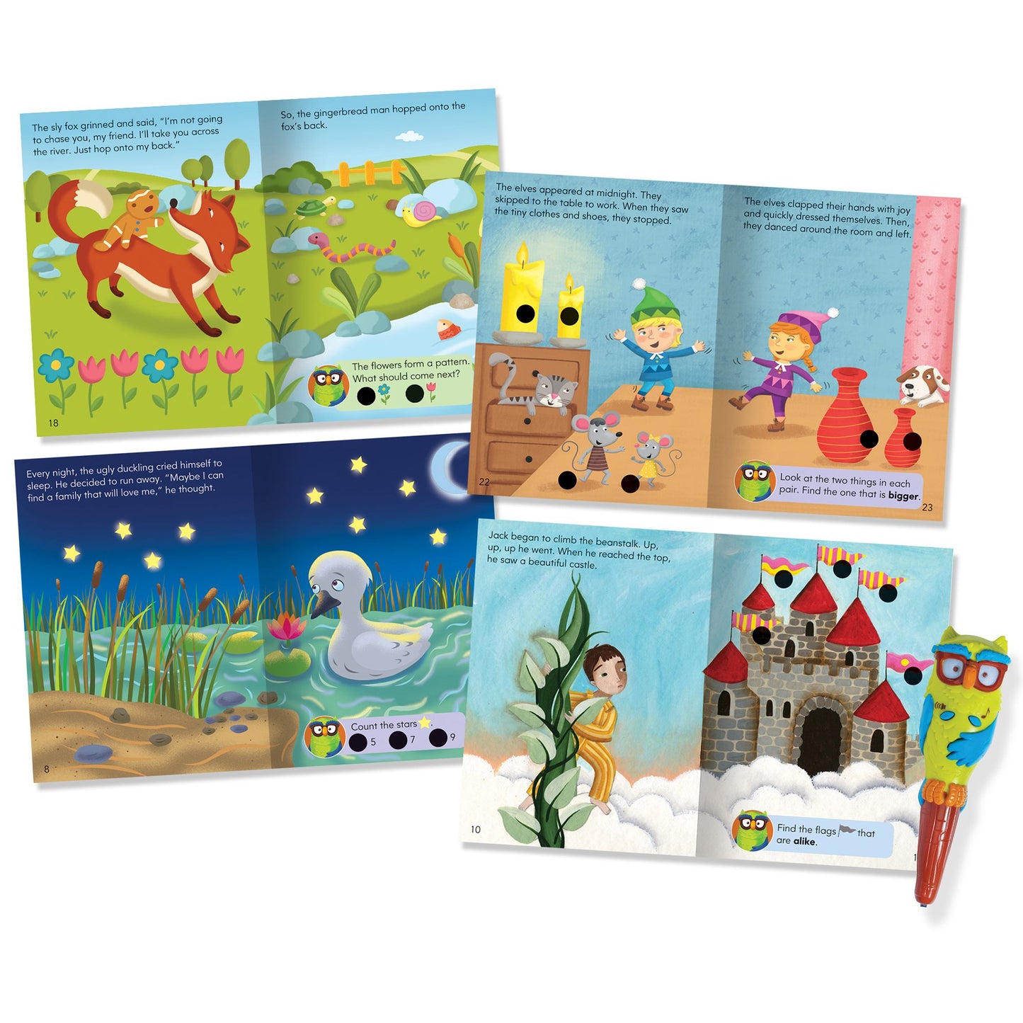 Educational Insights 2320 Hot Dots Jr. Favorite Fairy Tales Interactive Storybook Set
