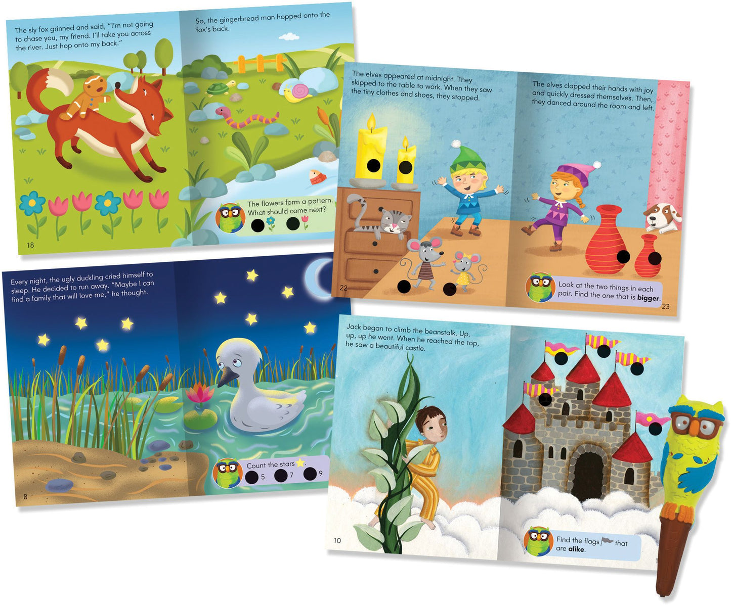 Educational Insights 2320 Hot Dots Jr. Favorite Fairy Tales Interactive Storybook Set