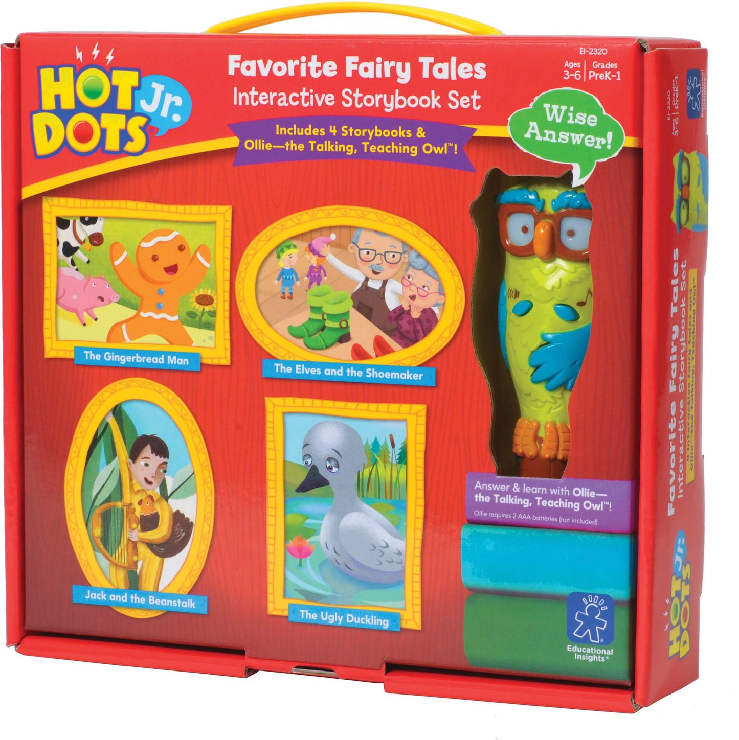 Educational Insights 2320 Hot Dots Jr. Favorite Fairy Tales Interactive Storybook Set