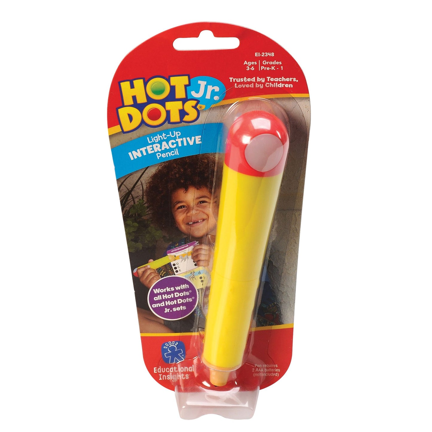 Educational Insights Hot Dots Jr. Light-Up Interactive Pencil