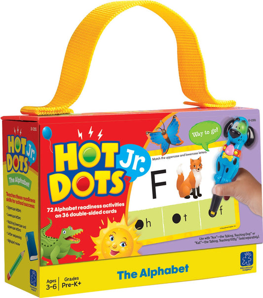 Educational Insights EI-2351 Hot Dots Jr Cards The Alphabet