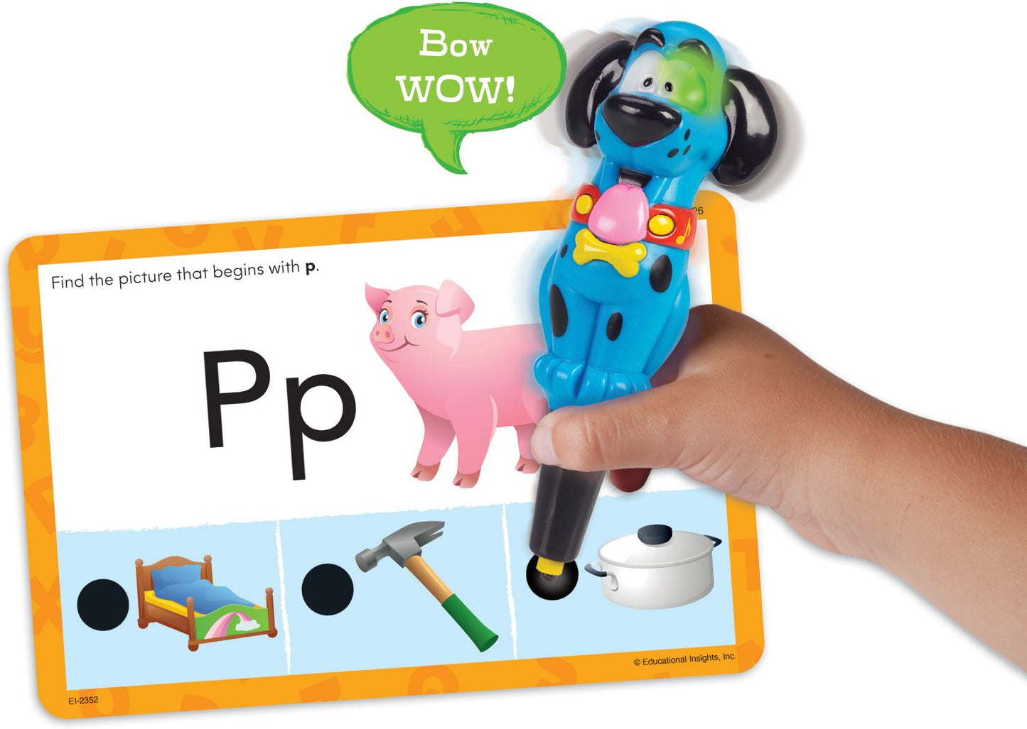 Educational Insights EI-2352 Hot Dots Jr Cards Beginning Phonics