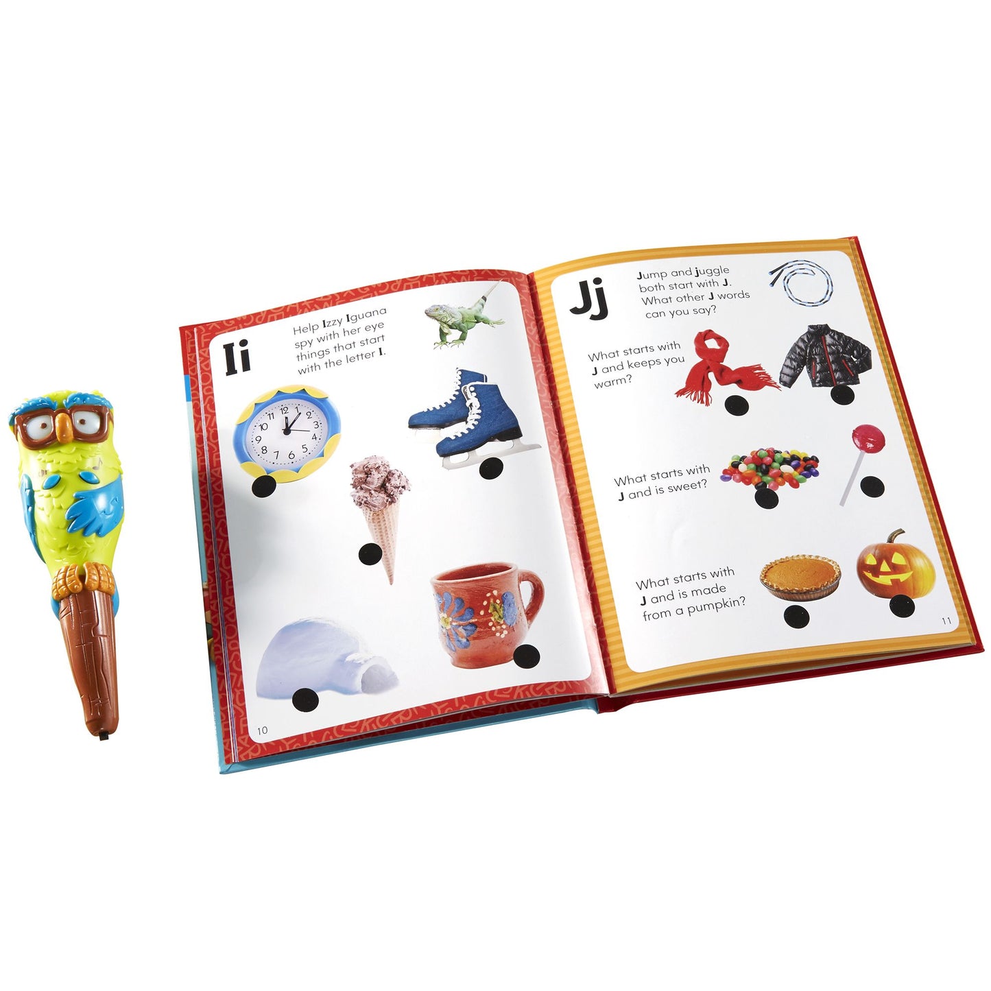 Educational Insights Hot Dots Jr. Let's Learn the Alphabet Interactive Book and Pen Set