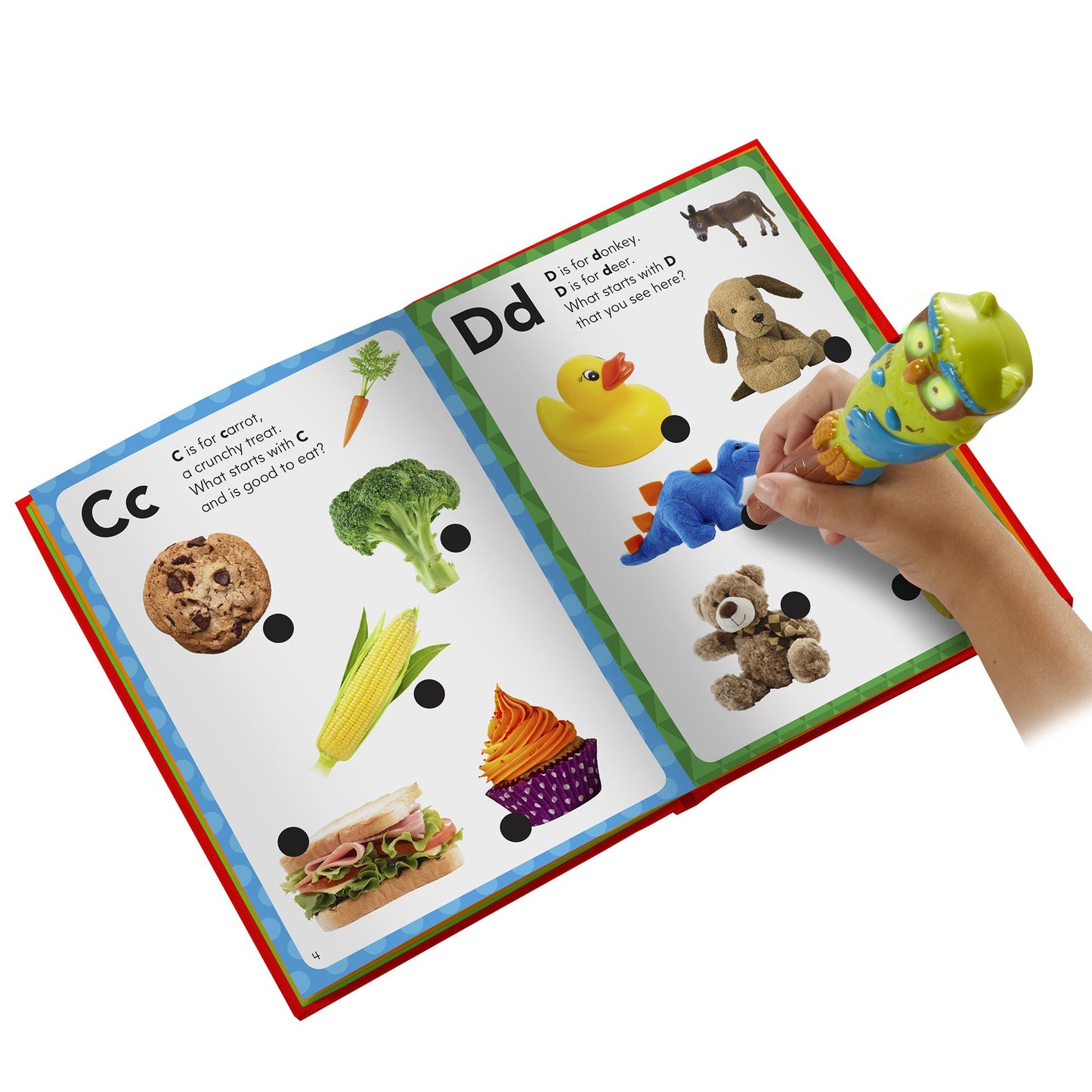 Educational Insights Hot Dots Jr. Let's Learn the Alphabet Interactive Book and Pen Set