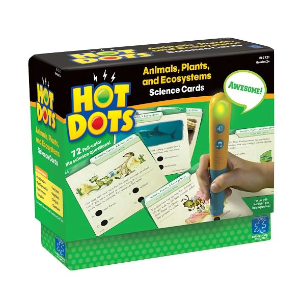 Hot Dots Science Set Animals, Plants And Ecosystems