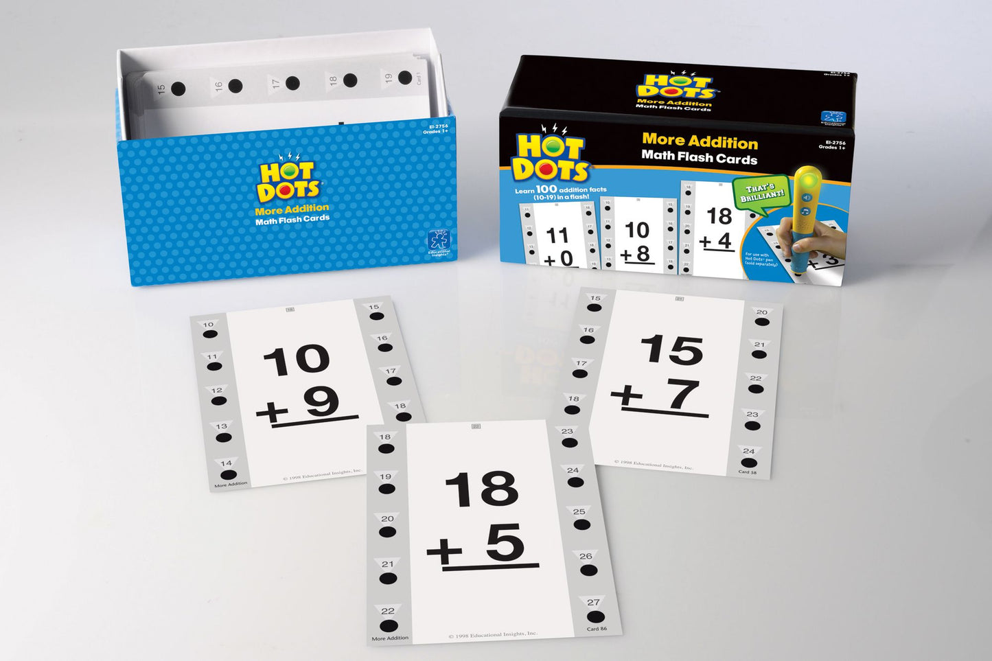 EDUCATIONAL INSIGHTS EI-2756 HOT DOTS MORE ADDITION-FACTS 10-19
