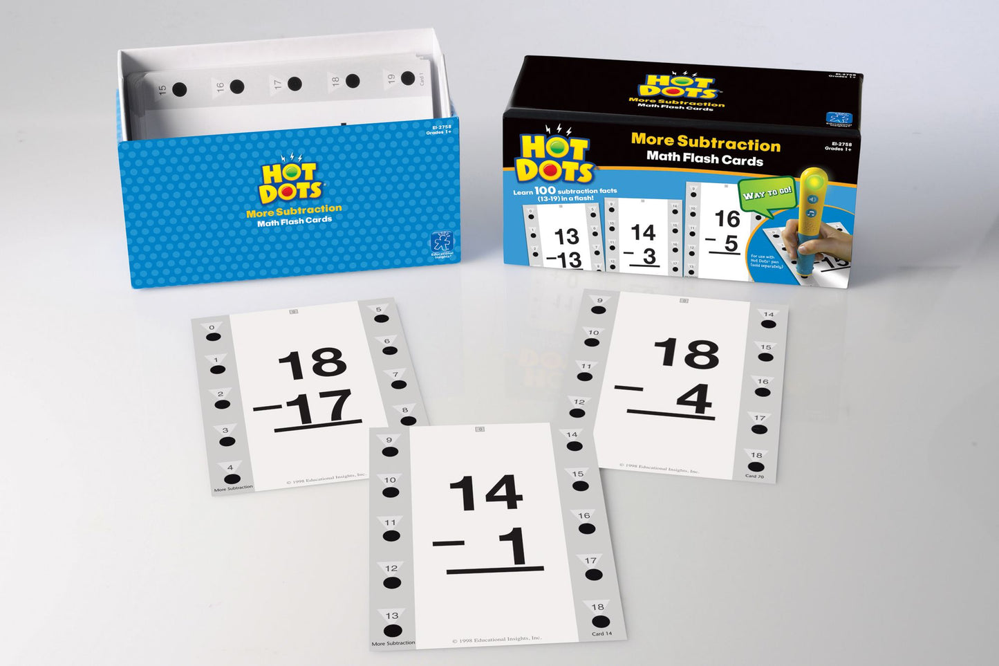EDUCATIONAL INSIGHTS EI-2758 HOT DOTS MORE SUBTRACTION-FACTS 13-19