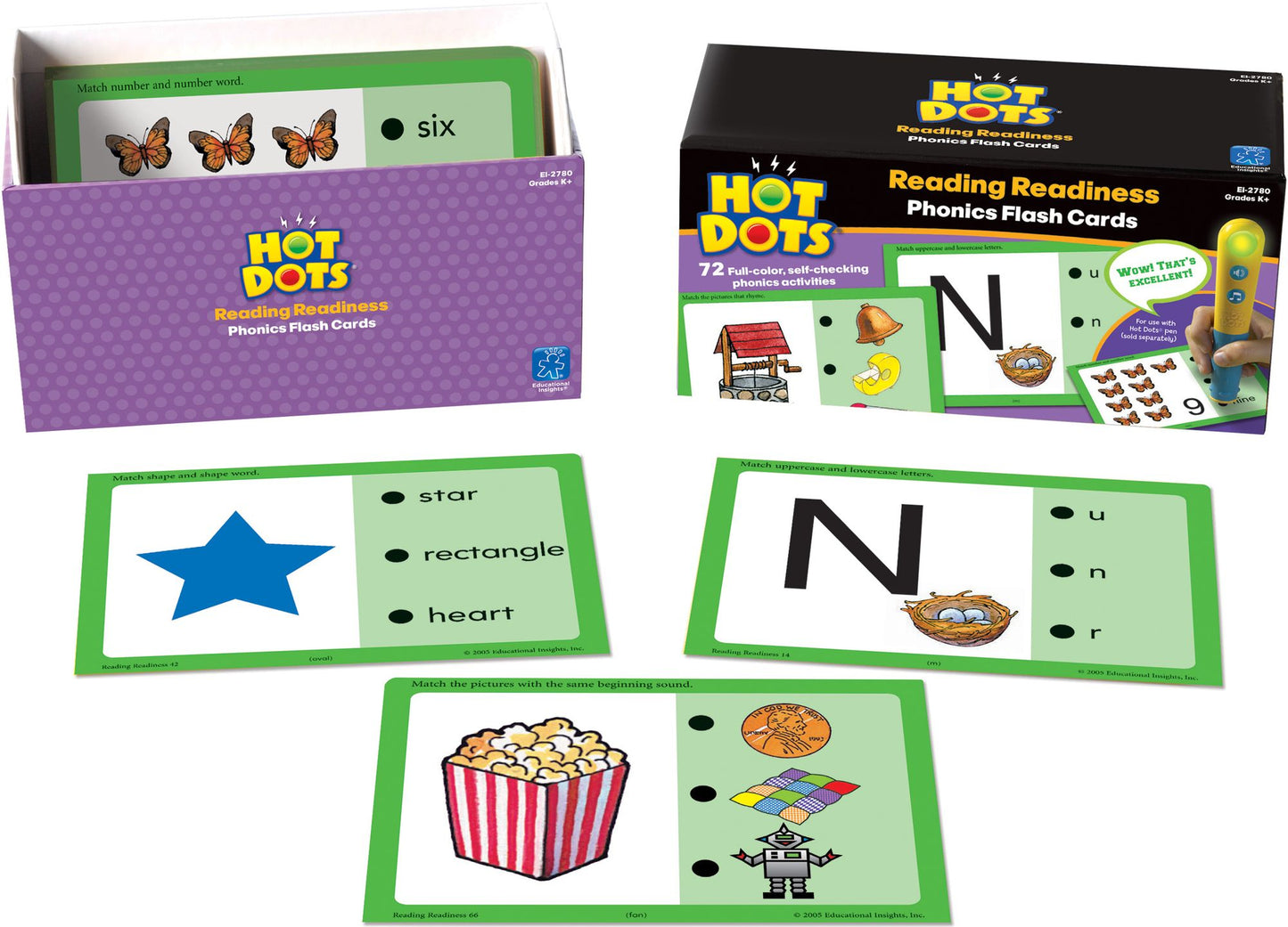 EDUCATIONAL INSIGHTS EI-2780 HOT DOTS PHONICS PROGRAM SET 1: RE-ADINESS
