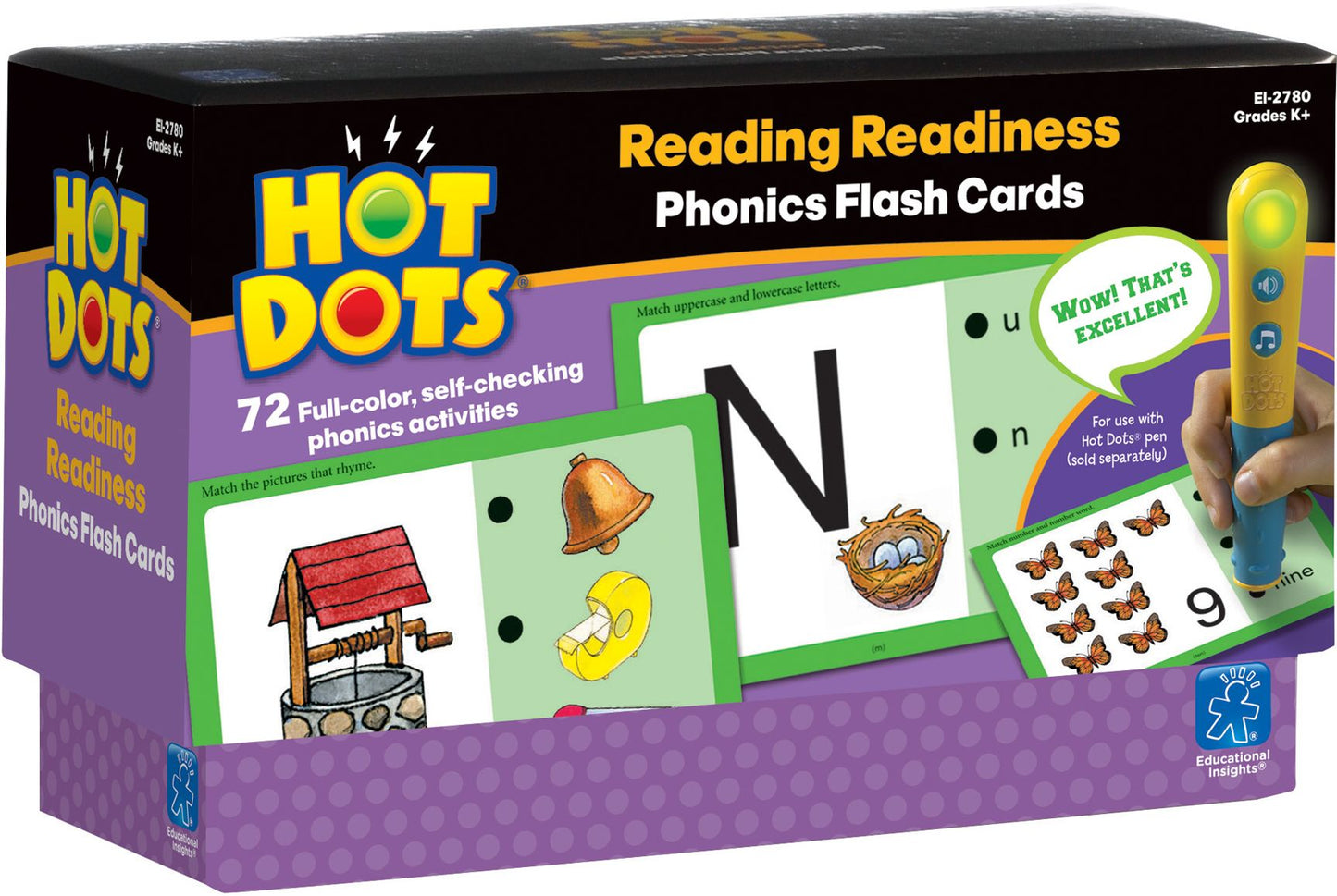 EDUCATIONAL INSIGHTS EI-2780 HOT DOTS PHONICS PROGRAM SET 1: RE-ADINESS