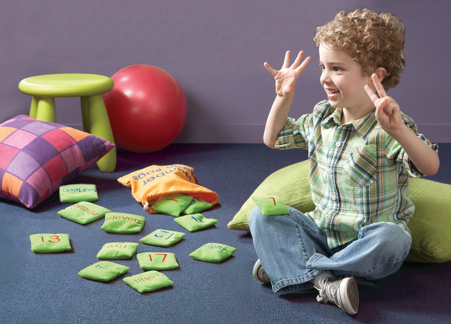 Number Bean Bags