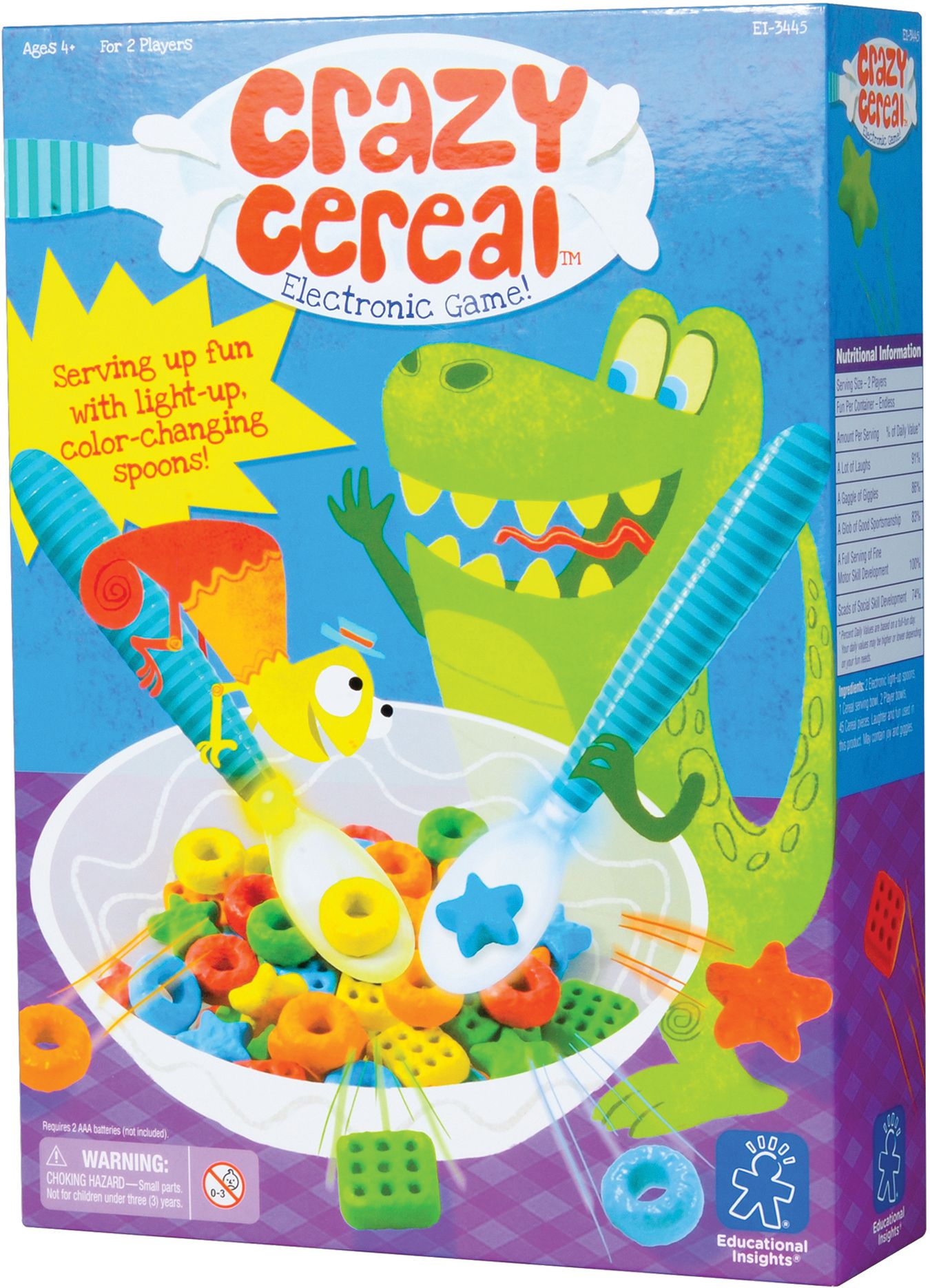 Educational Insights 3445 Crazy Cereal Electronic Game