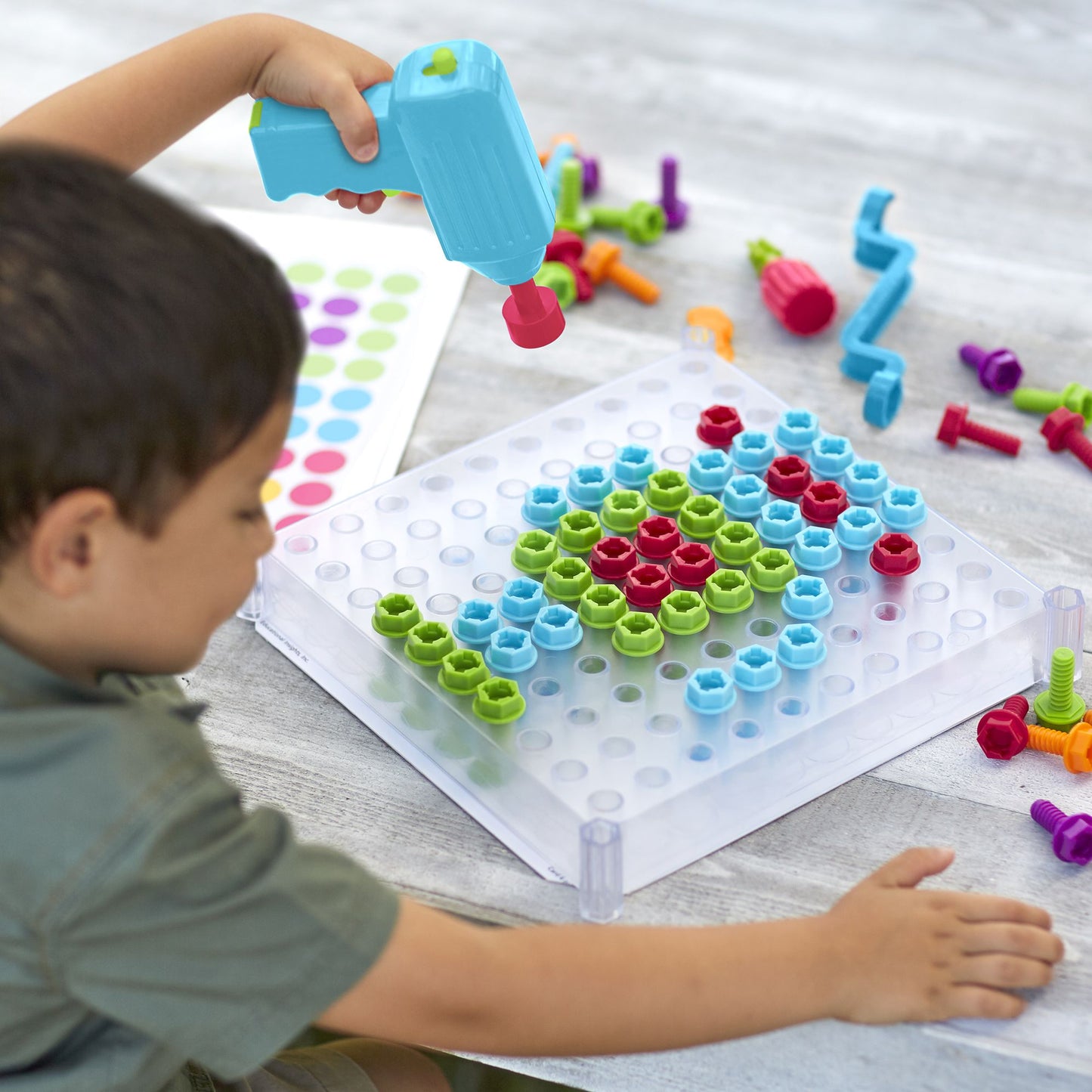 Educational Insights Design 'n Drill See-Through Activity Center