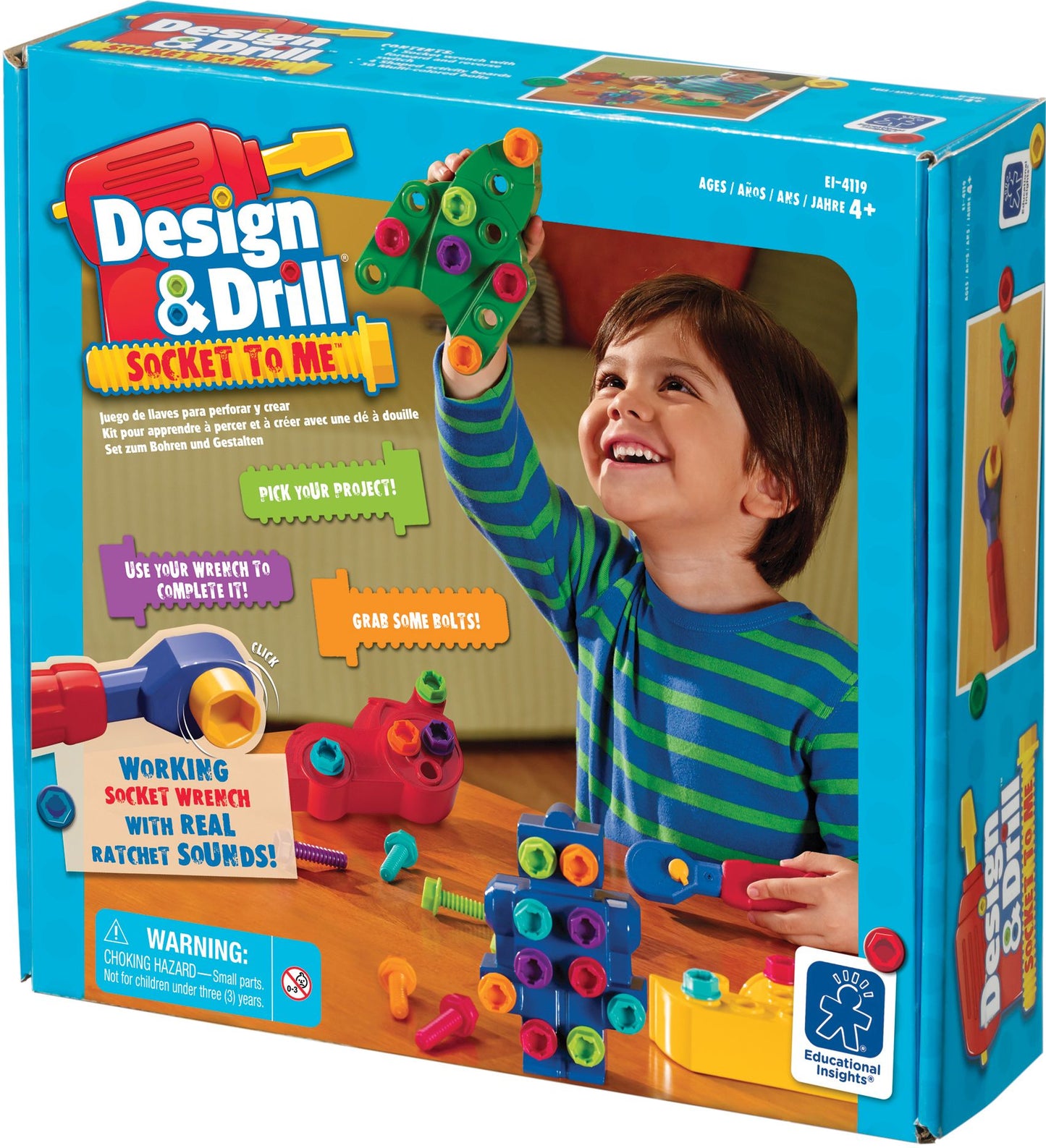 Educational Insights 4119 Design & Drill Socket To Me