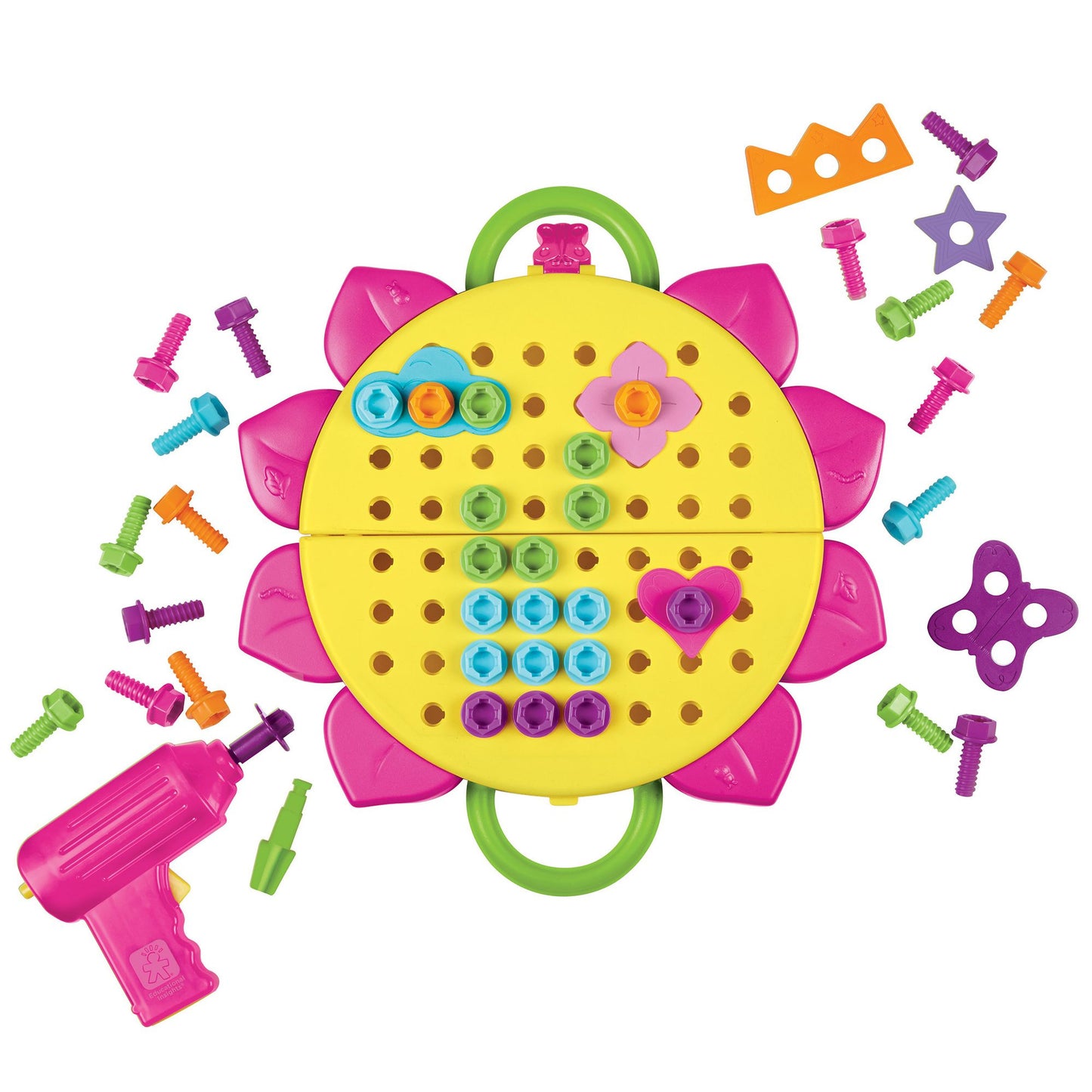 Educational Insights 4123 Design & Drill Flower Power Studio