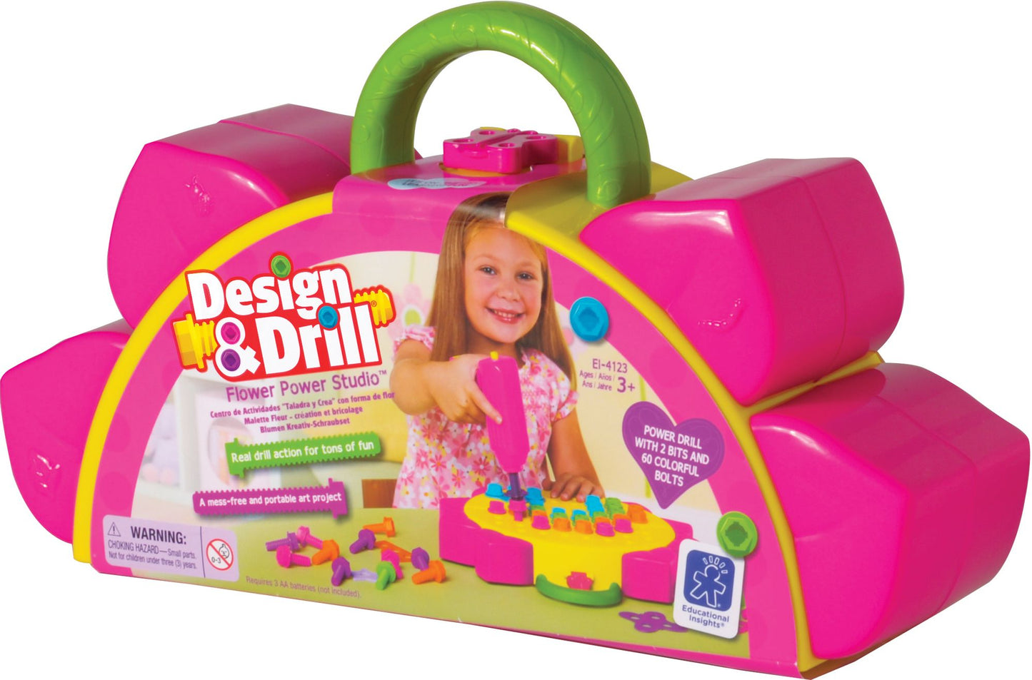 Educational Insights 4123 Design & Drill Flower Power Studio