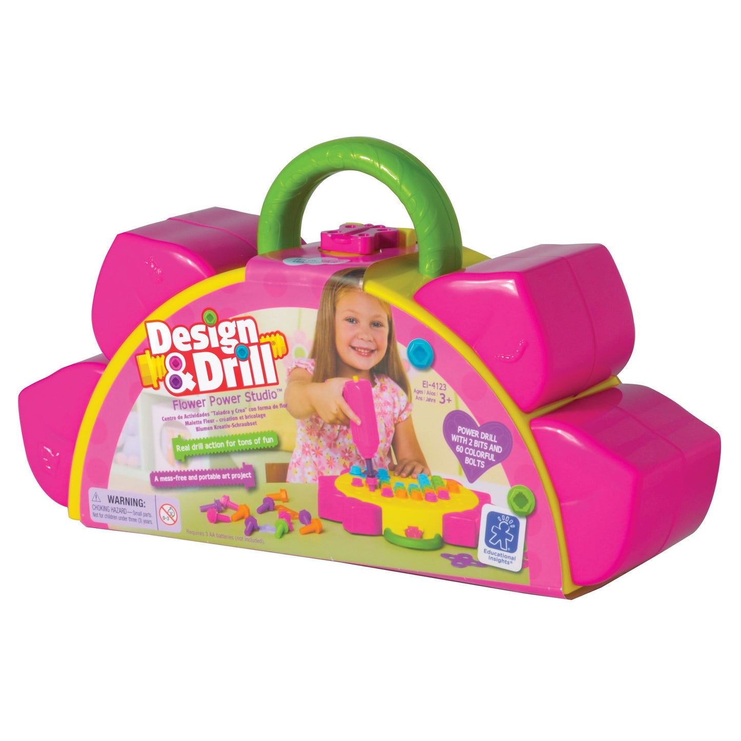 Educational Insights 4123 Design & Drill Flower Power Studio