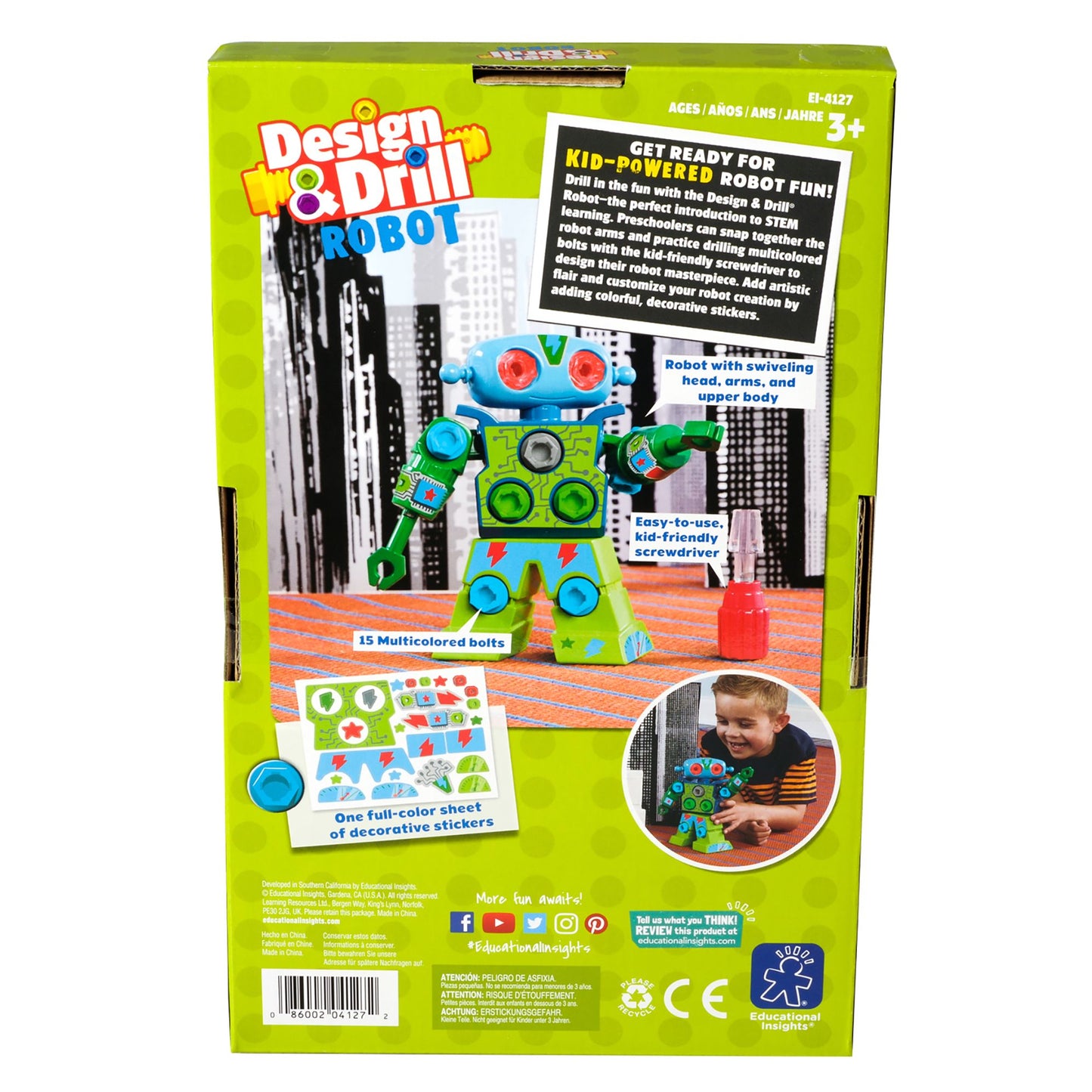 Educational Insights Design and Drill Robot