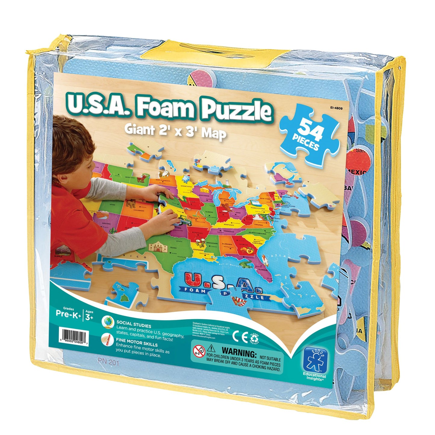 USA Foam Map Puzzle