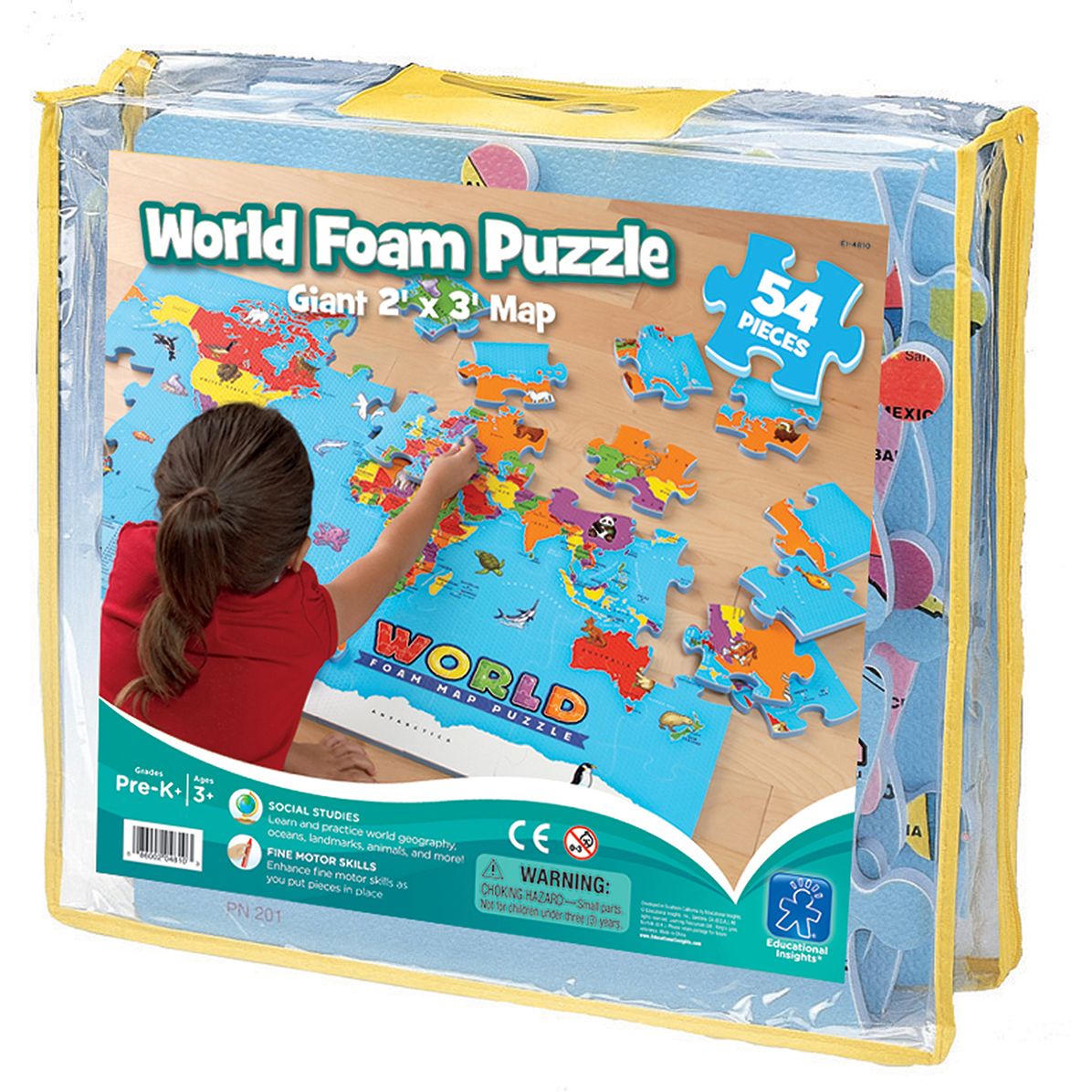 World Foam Map Puzzle