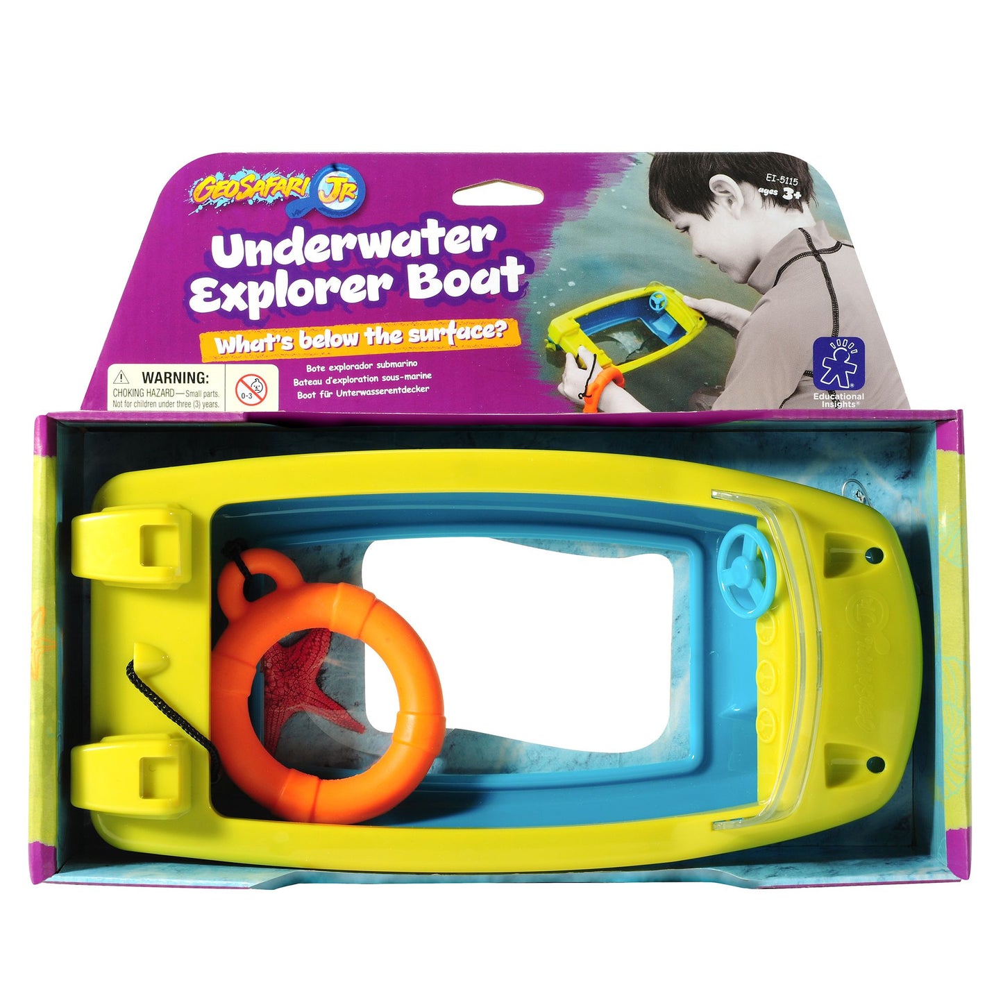 Educational Insights 5115 Geosafari Jr. Underwater Explorer Boat