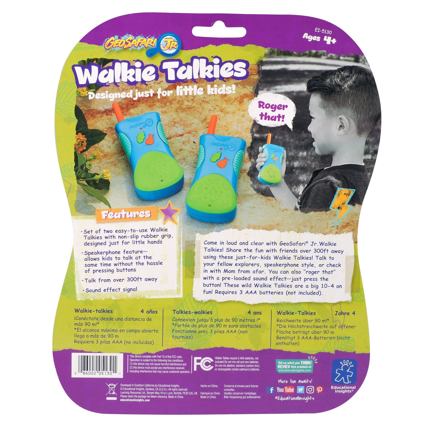 Educational Insights GeoSafari Jr. Walkie Talkie