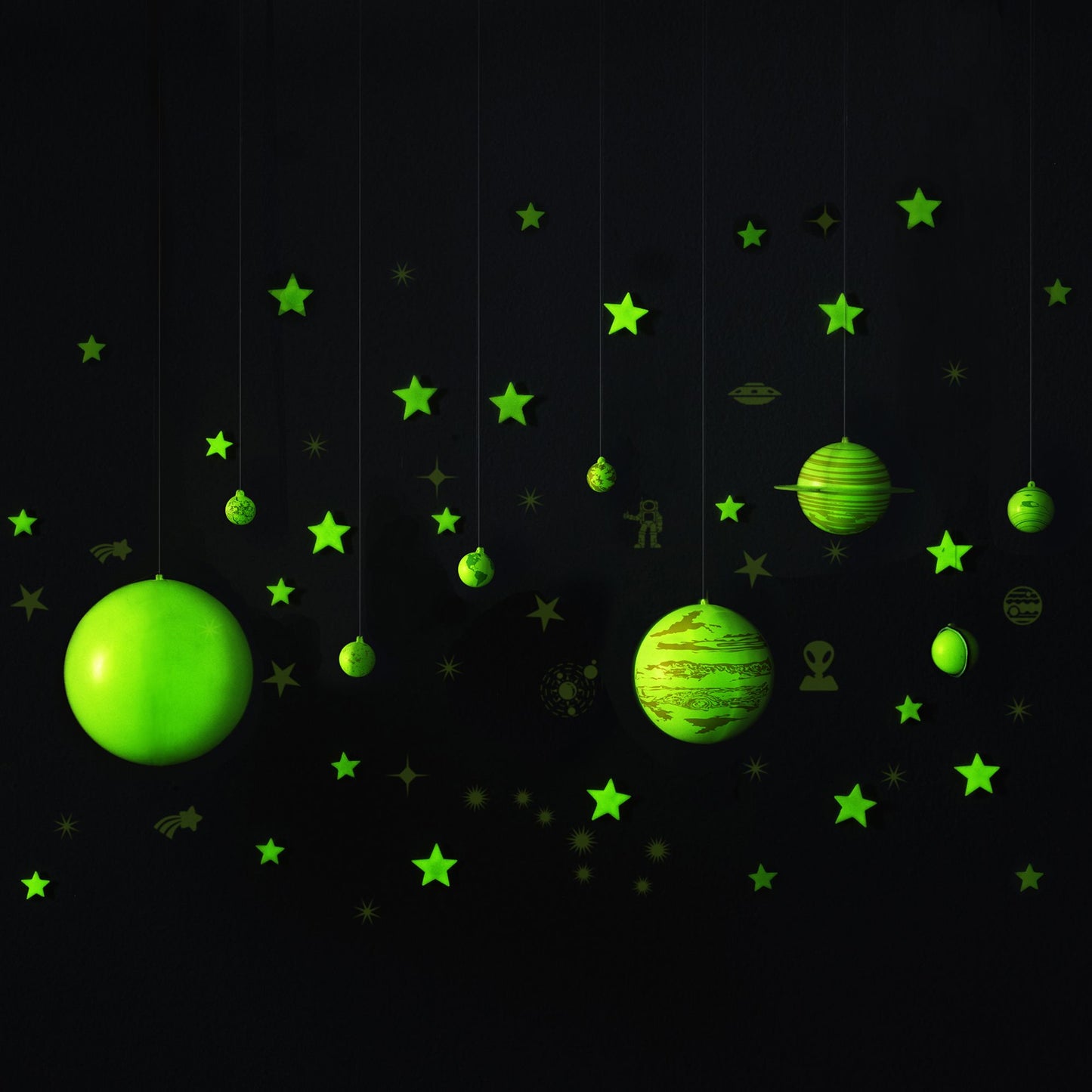 Educational Insights GeoSafari Glow-in-the-Dark Planets and Stars Set
