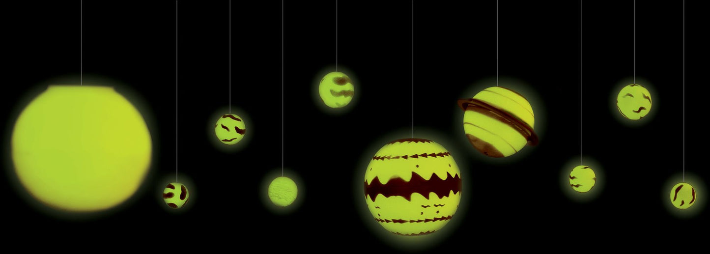 Glow-In-The-Dark Solar System