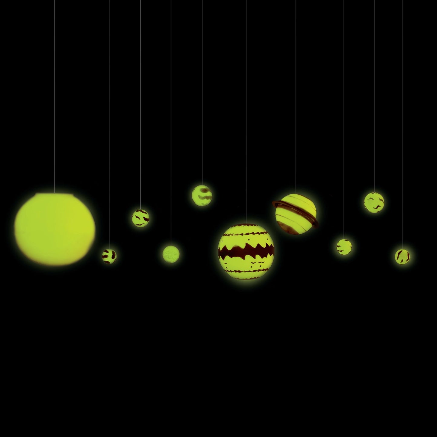 Glow-In-The-Dark Solar System