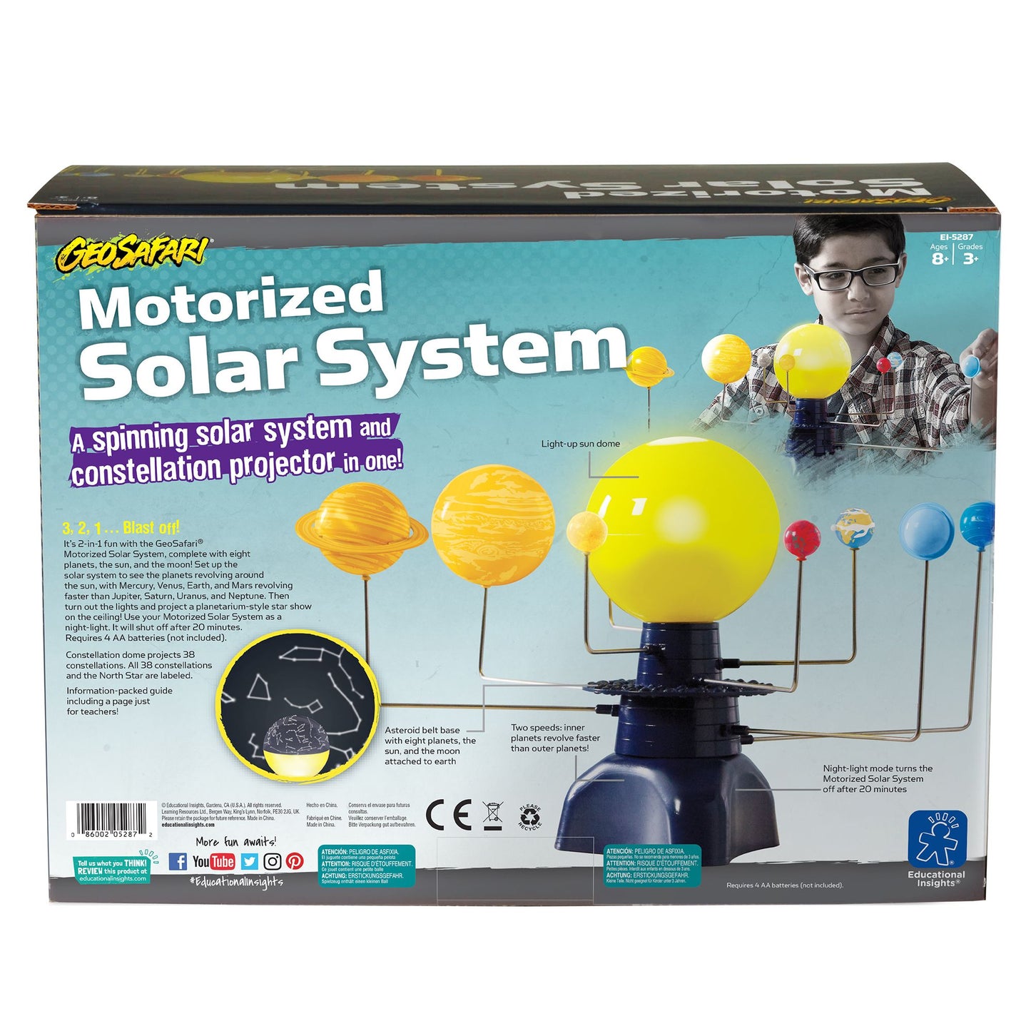 Educational Insights GeoSafari Motorized Solar System