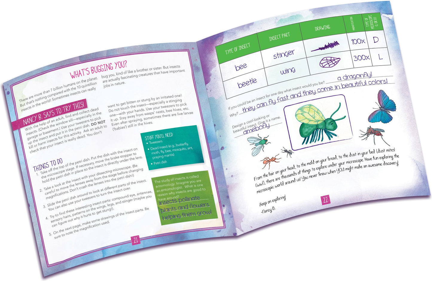 Nancy B's Science Club Microscope and Activity Journal