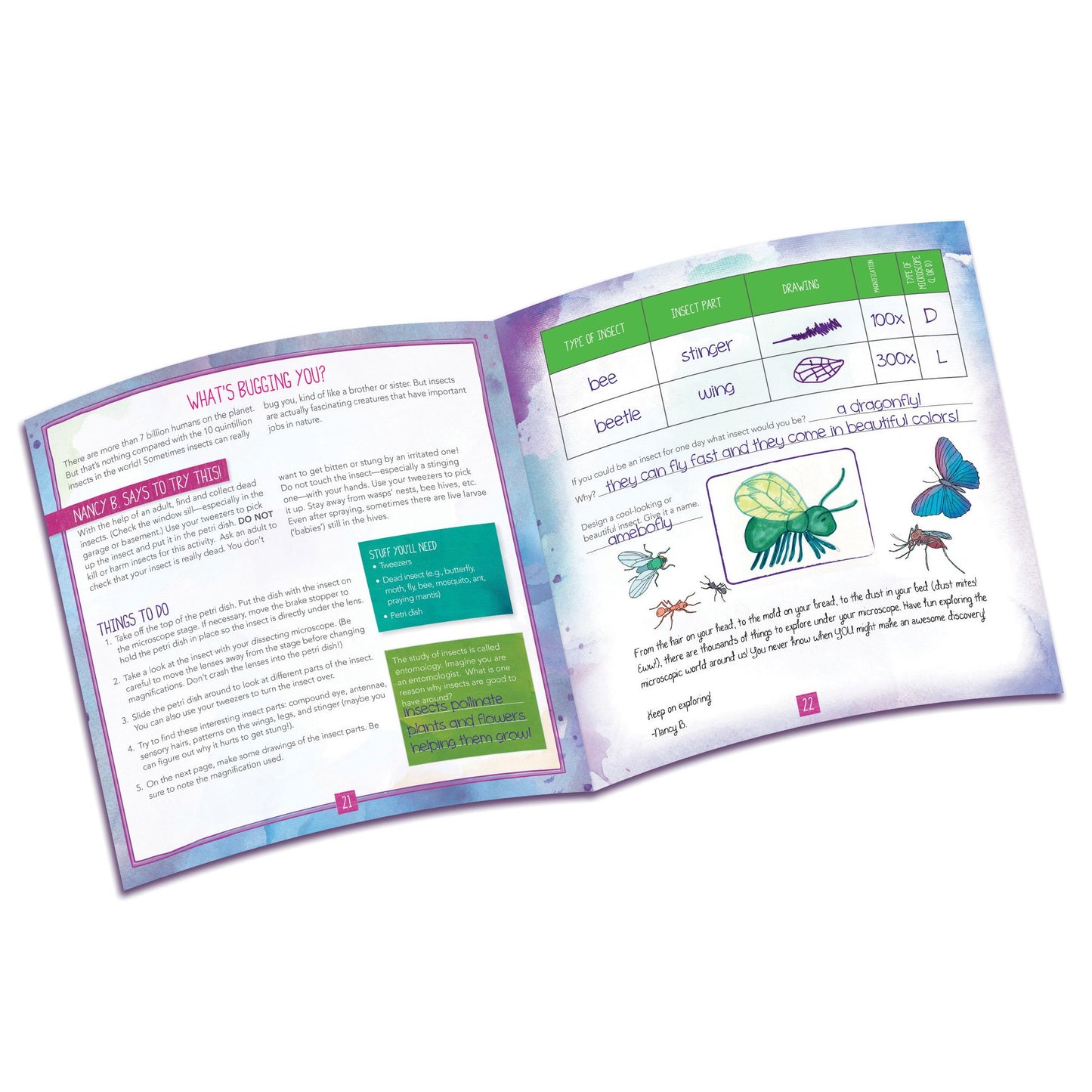 Nancy B's Science Club Microscope and Activity Journal