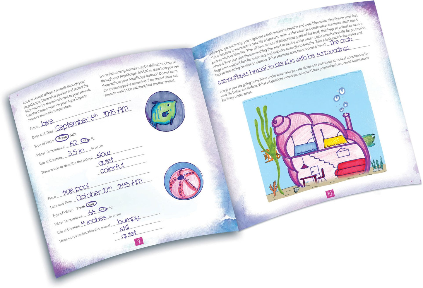 Educational Insights Nancy B's Aquascope & Activity Journal