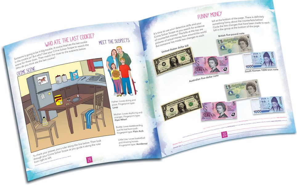 Nancy B's Science Club Crime Solver Scope and Forensic Activity Journal
