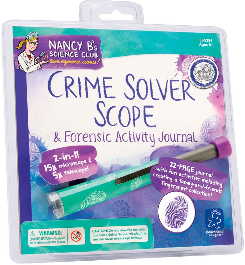 Nancy B's Science Club Crime Solver Scope and Forensic Activity Journal