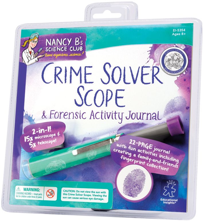 Nancy B's Science Club Crime Solver Scope and Forensic Activity Journal