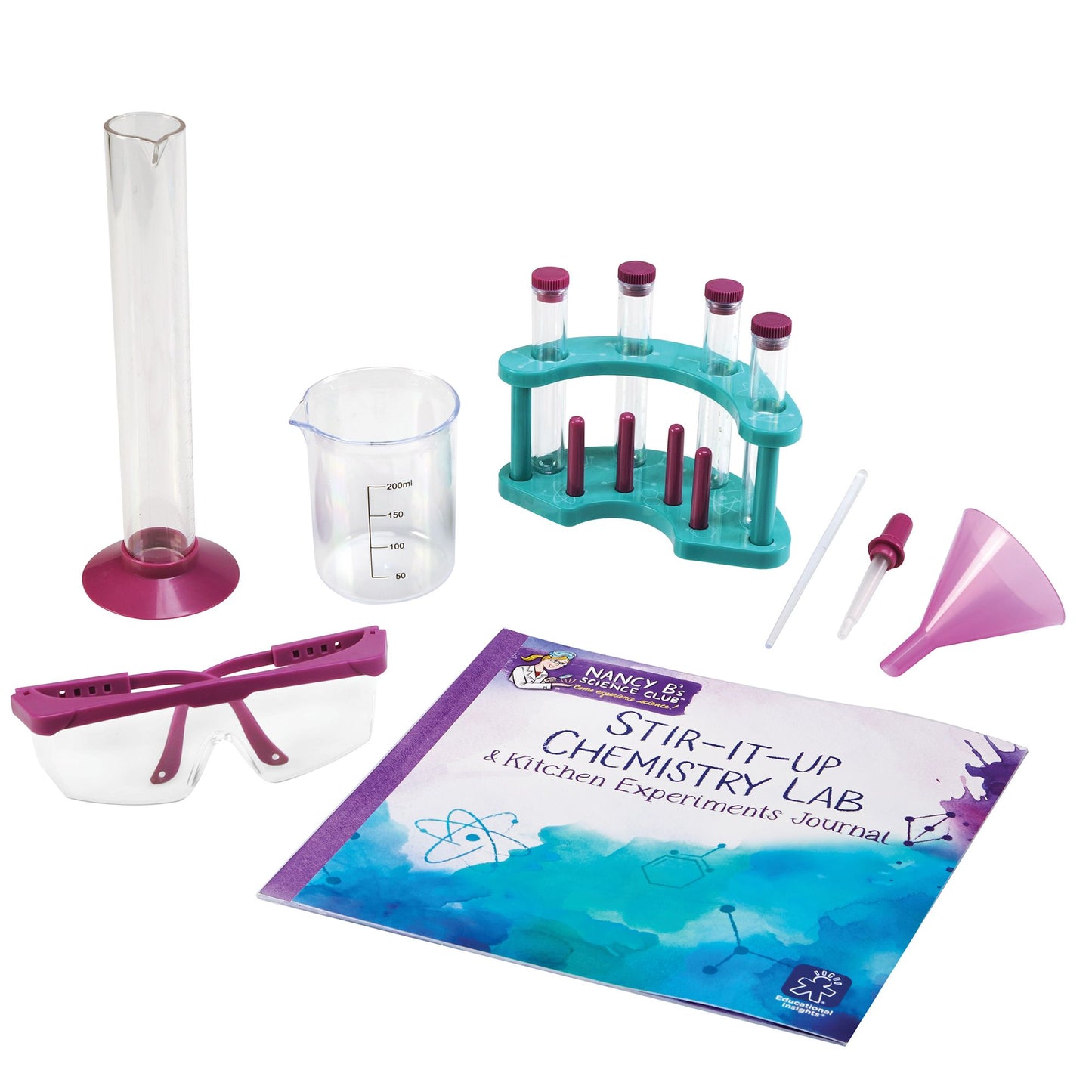 Educational Insights 5356 Nancy Bs Science Club Stir-It-Up Chemistry Lab & Kitchen Experiments Journal