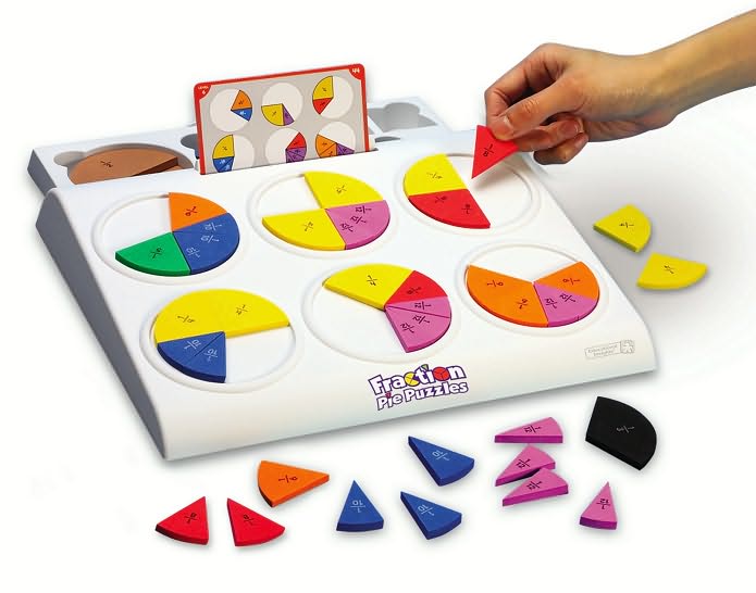 Puzzle Pies Fraction Center