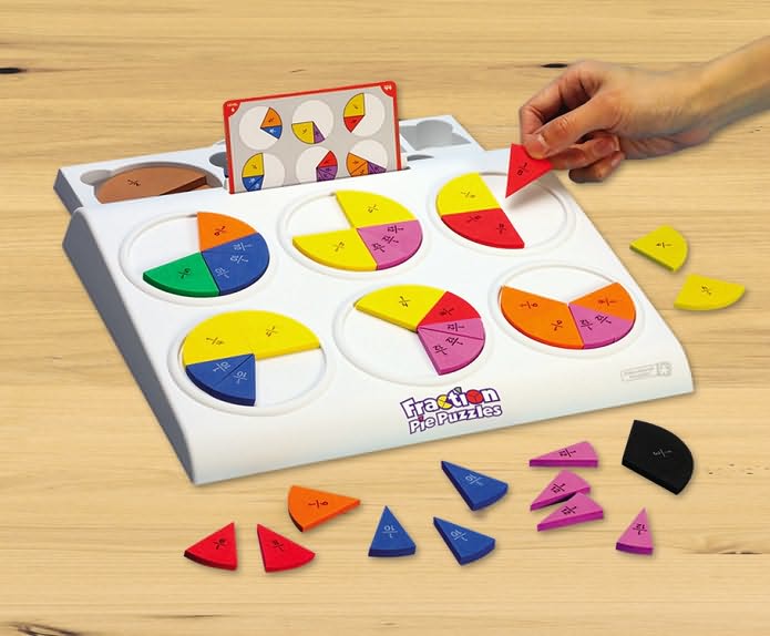Puzzle Pies Fraction Center