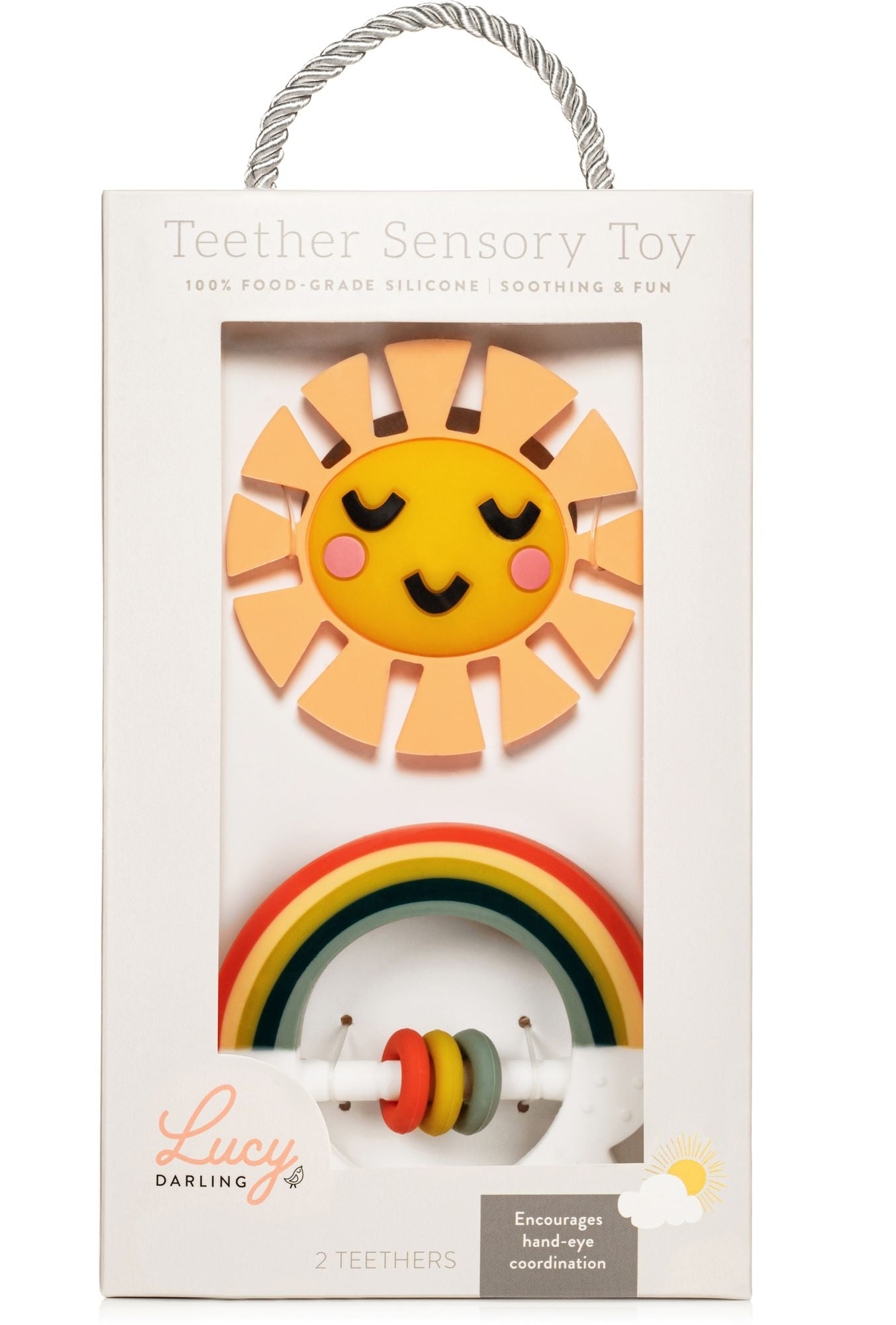 Little Rainbow Baby Teether Toy Set