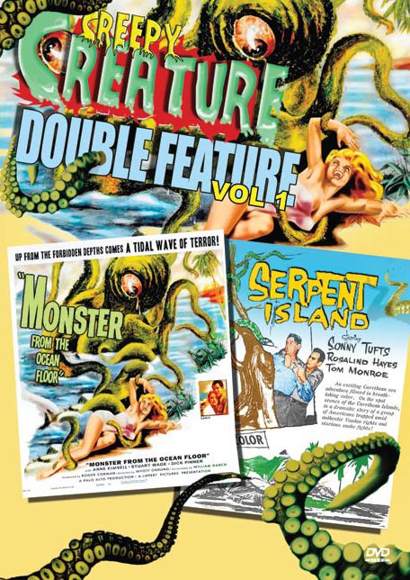 Creepy Creature Double Feature, Vol. 1: Monster from the Ocean Floor/Serpent Island [2 Discs]