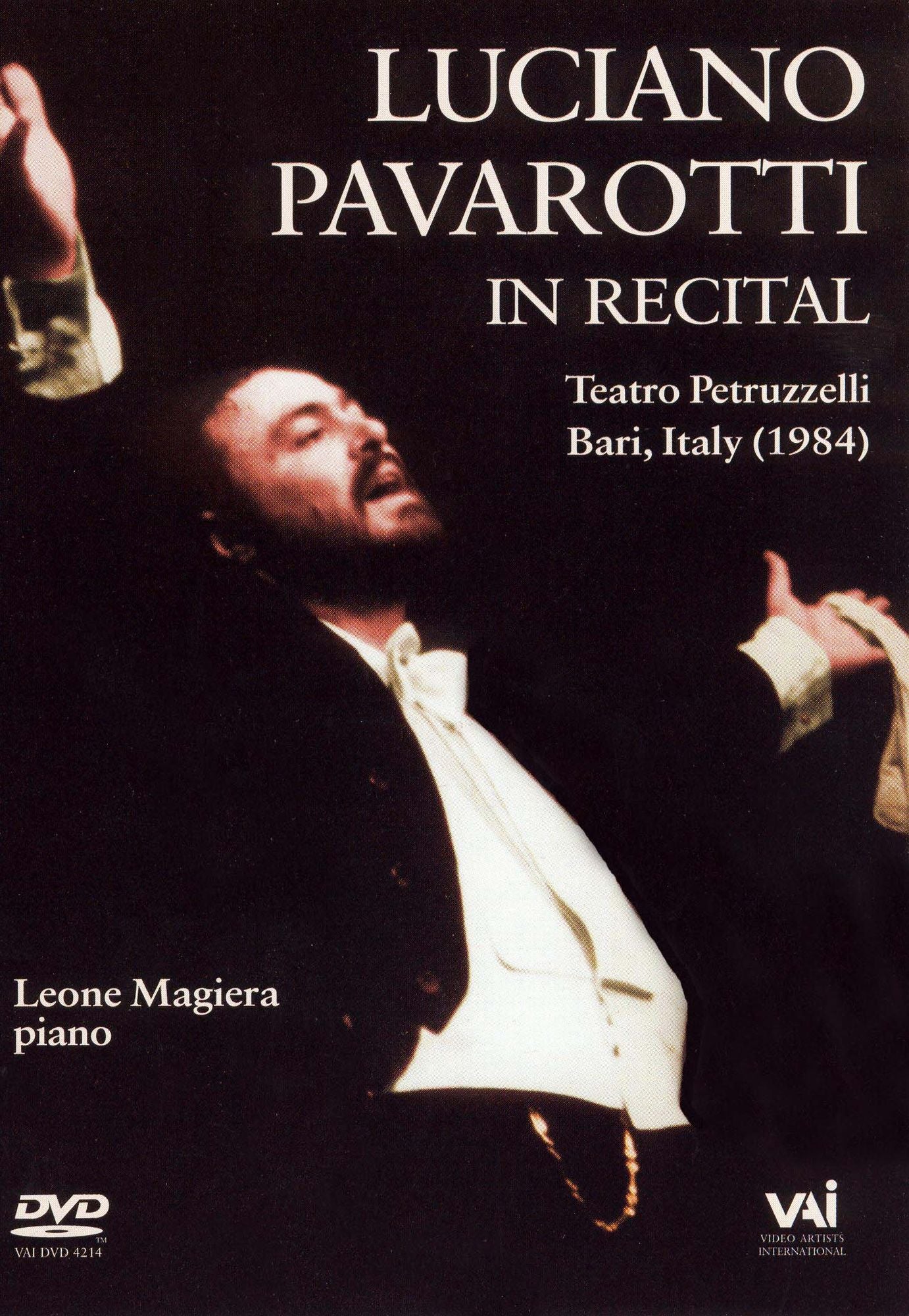 Luciano Pavarotti in Recital: Bari, 1984
