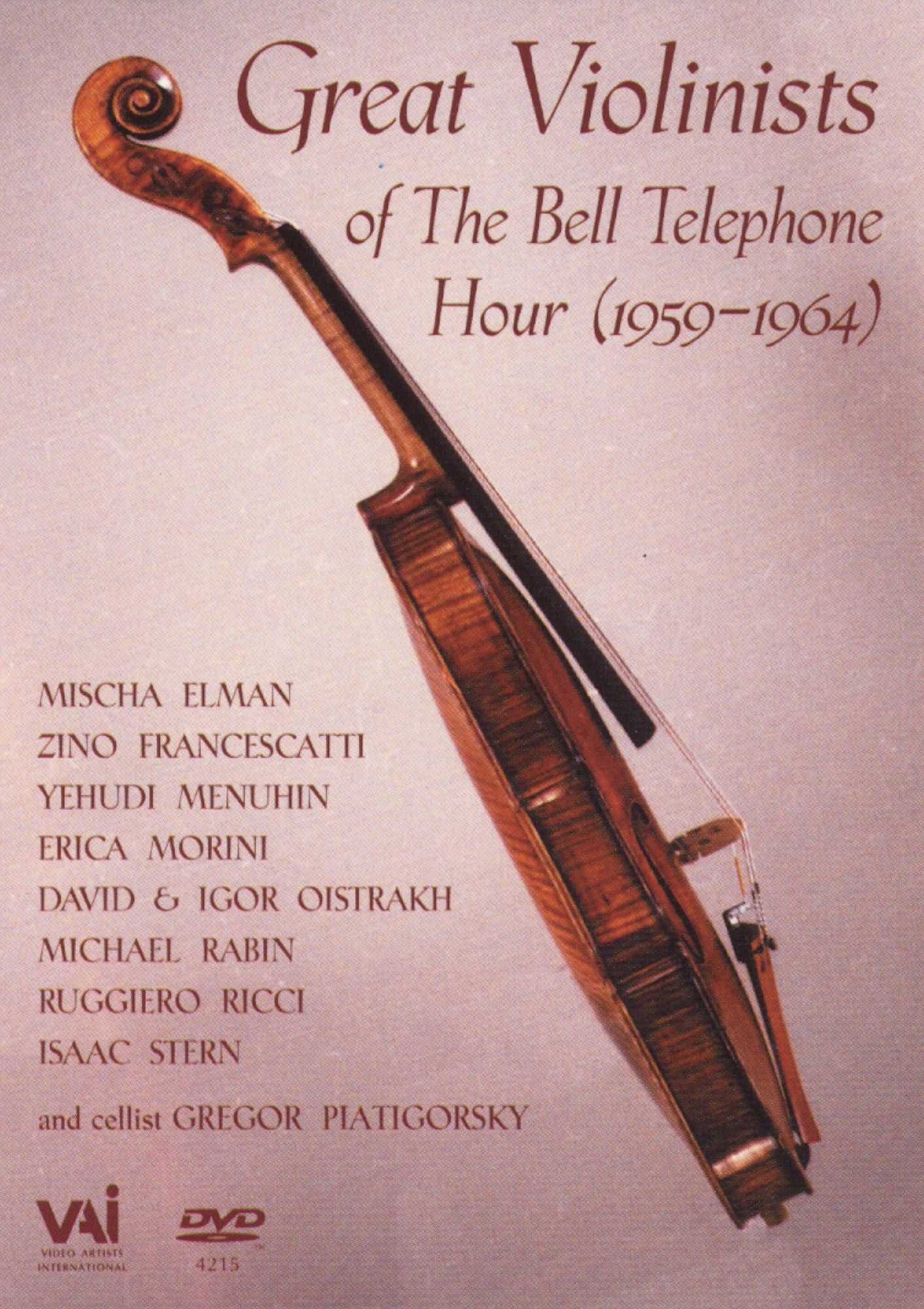 Great Violinist of The Bell Telephone Hour (1959-1964)