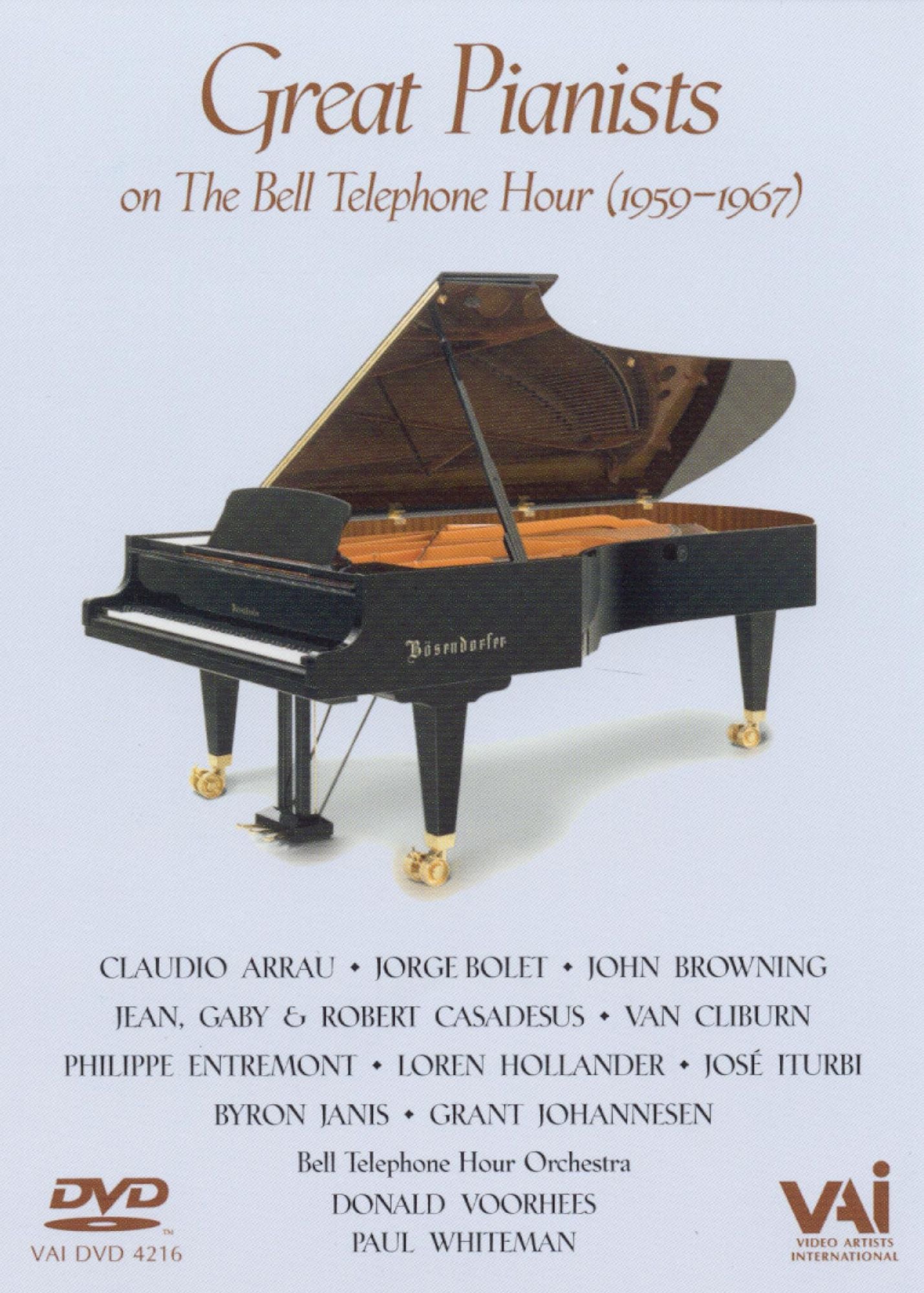 Great Pianist on The Bell Telephone Hour (1959-1967)