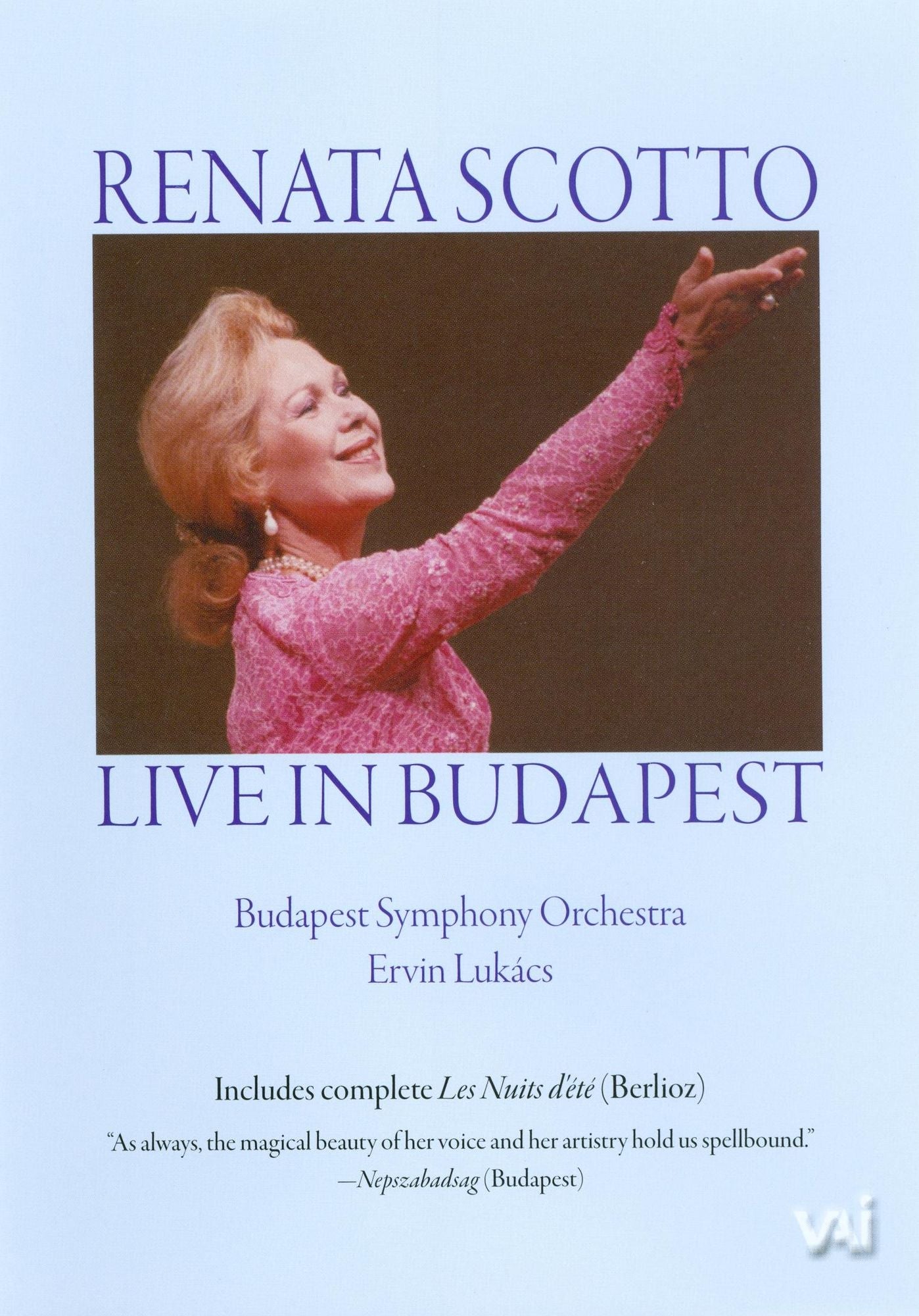 Renata Scotto: In Budapest