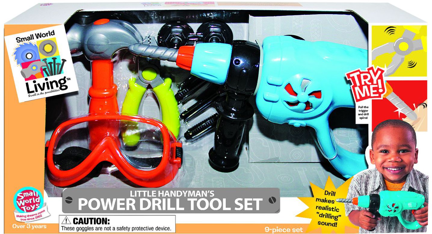 Little Handyman's Power Drill Tool Set