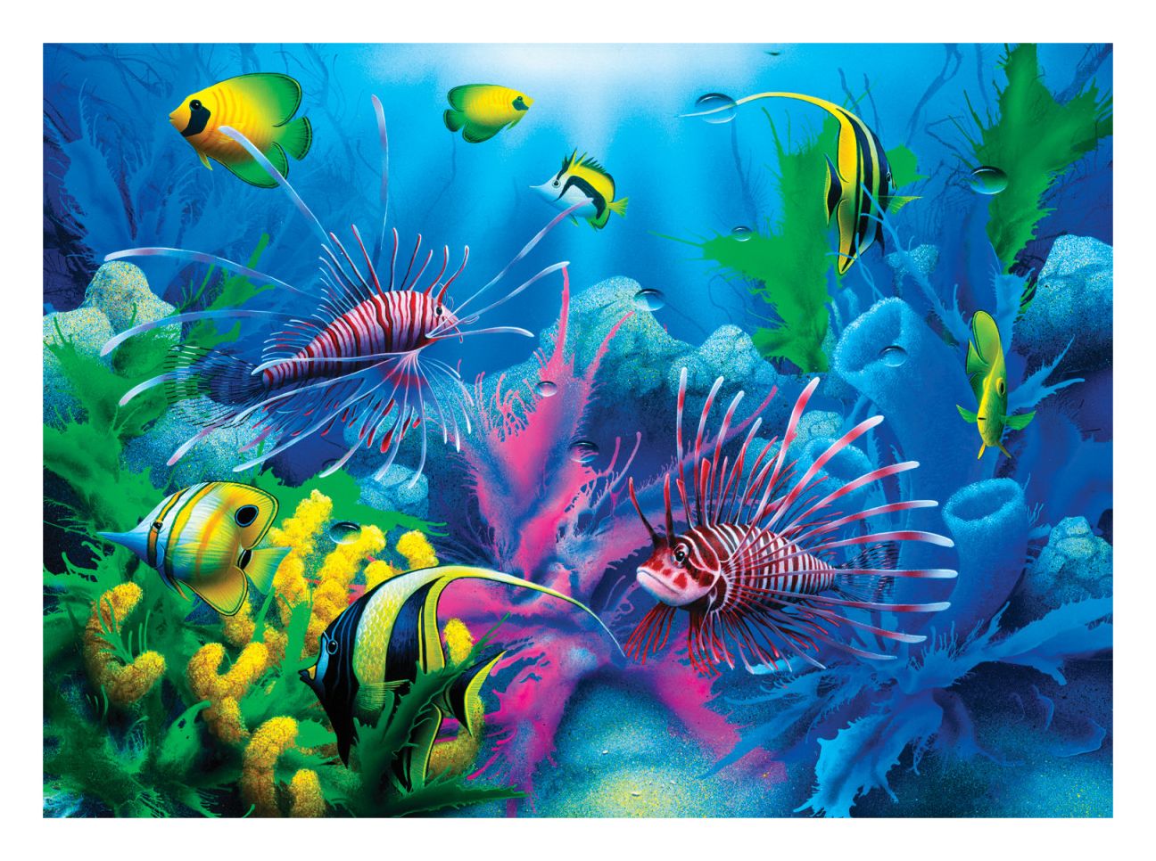 Springbok Puzzles 33-04204 Lions of the Sea, 100 Piece Jigsaw Puzzle