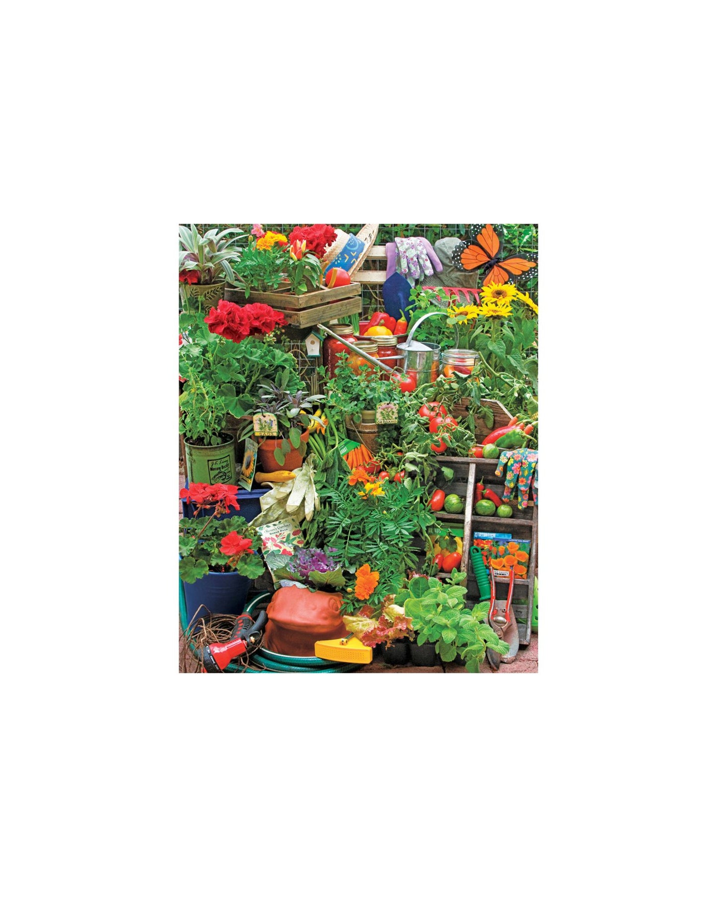 Springbok Puzzles 33-10549 Garden Delights, 1000 Piece Jigsaw Puzzle