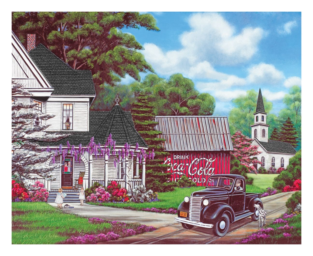 Springbok Puzzles 33-10670 Coca-Cola Country, 1000 Piece Jigsaw Puzzle