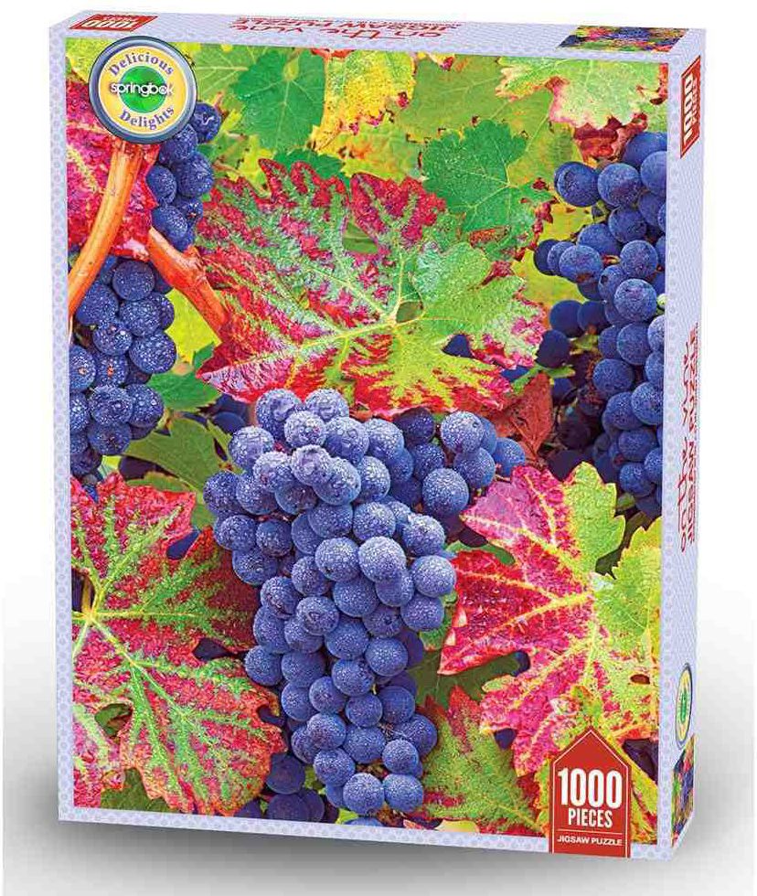 Grapes On The Vine 1000 Piece Delicious Delights Jigsaw Puzzle